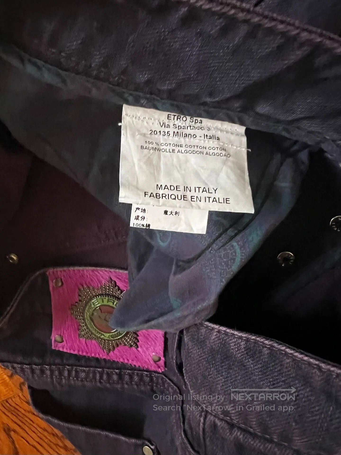 Etro Etro Men's Size 30 New Jeans. Size US 30 / EU 46 - 5 Thumbnail
