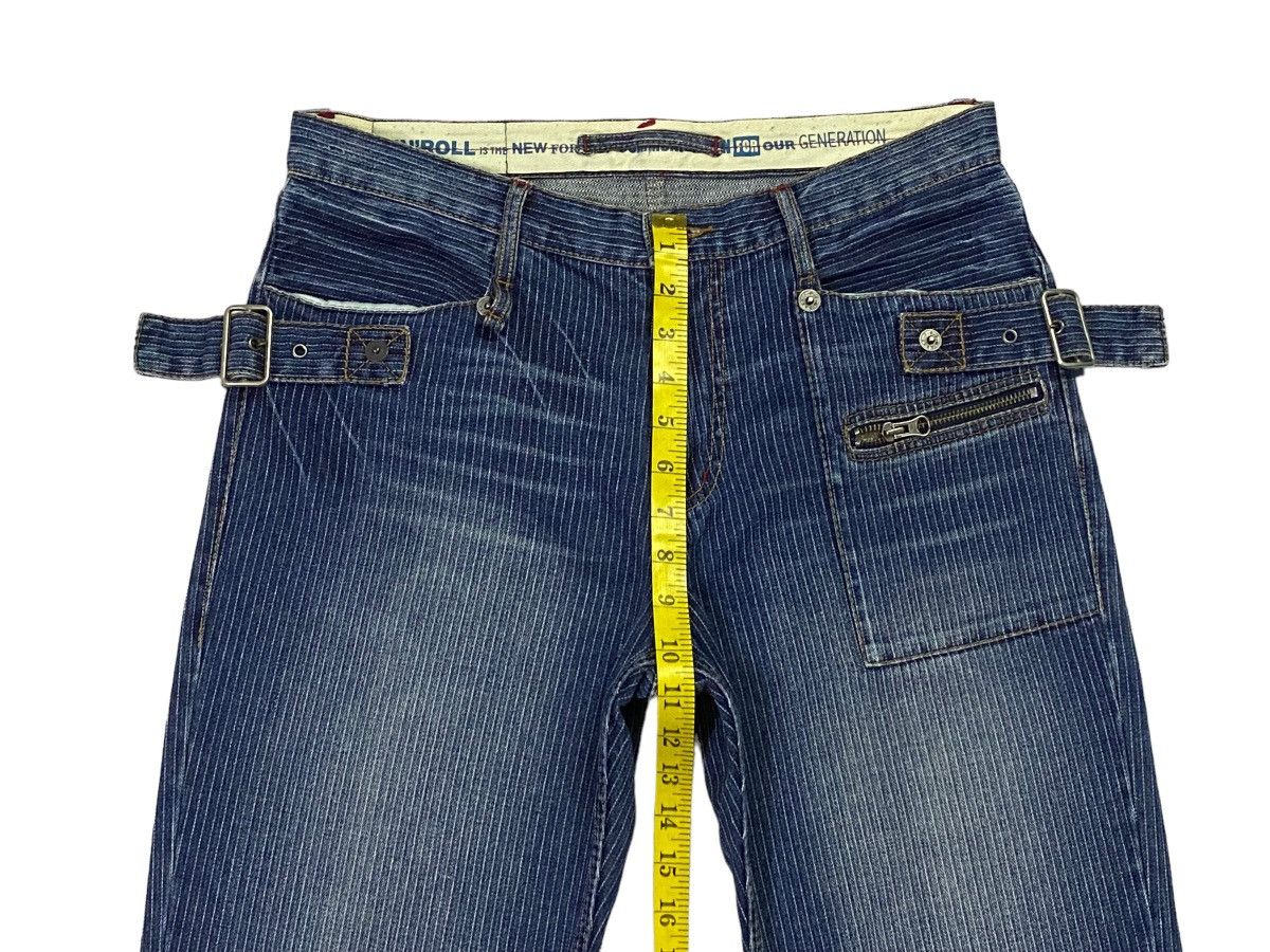 PPFM PPFM 20Th Anniversary Stripes Bondage Pant Flare Jeans Size US 32 / EU 48 - 5 Thumbnail