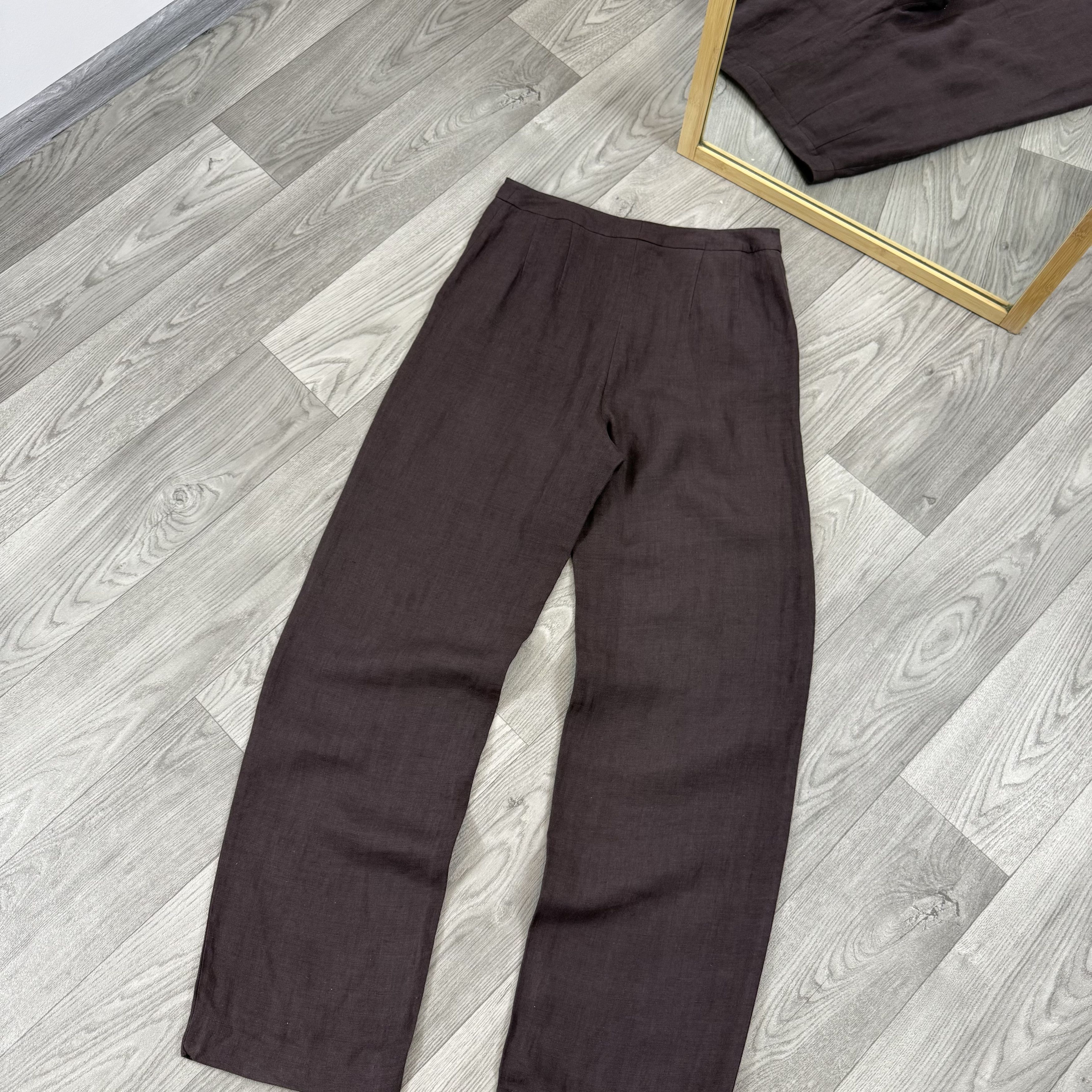 Giorgio Armani Vintage Giorgio Armani 80s Brown Classic Casual Pants Size 26" / US 2 / IT 38 - 6 Thumbnail
