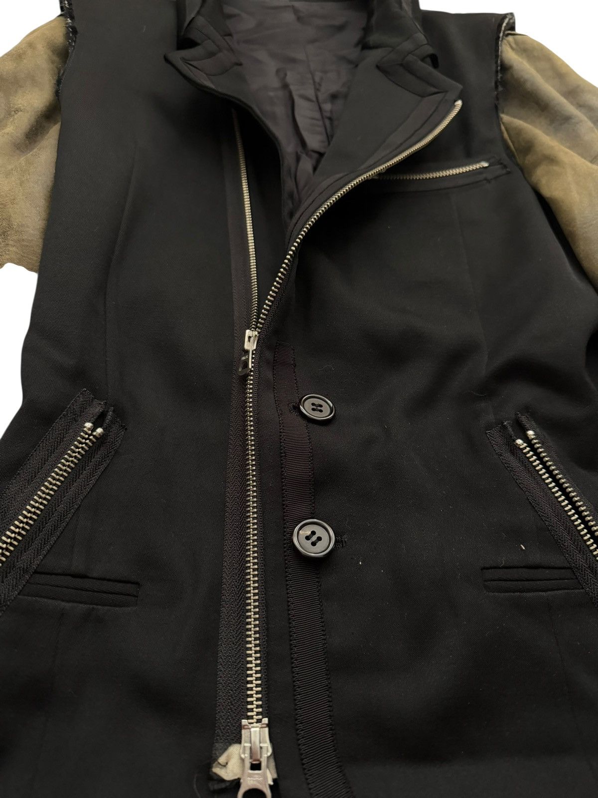 Undercover 2007 “Purple” Rare Hybrid Lamb Leather Jacket Size US L / EU 52-54 / 3 - 5 Thumbnail