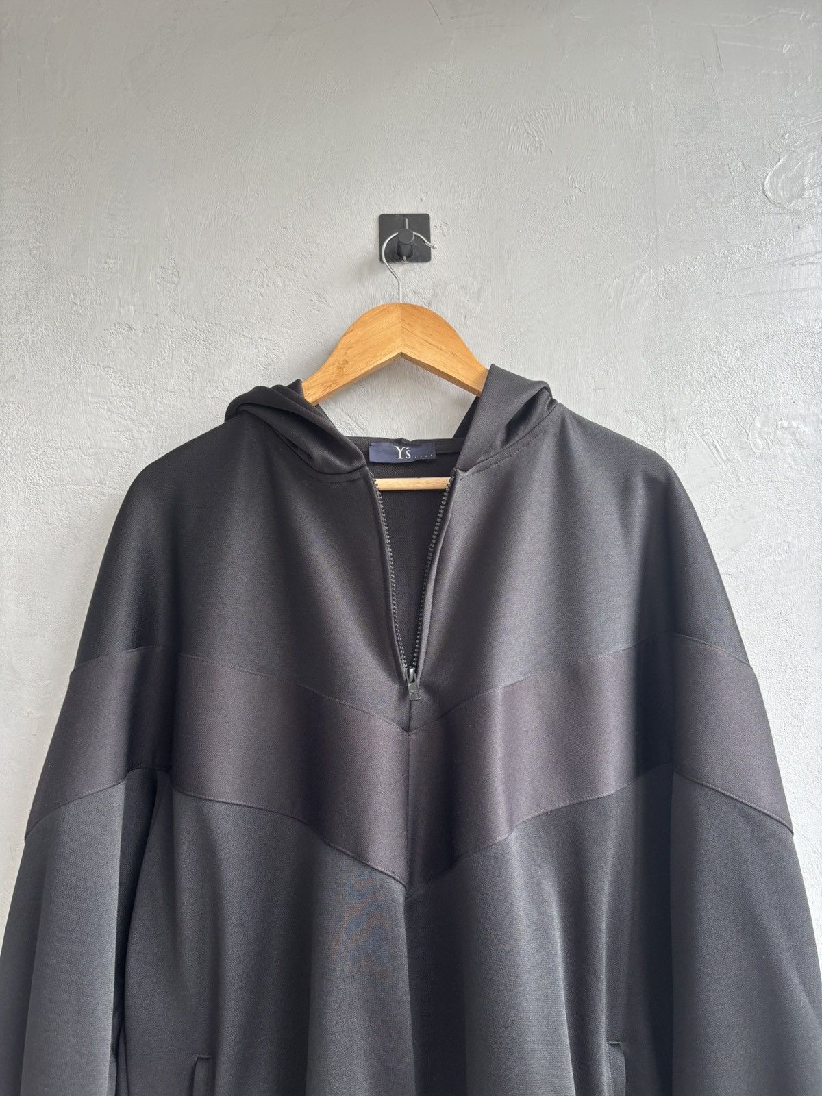 Yohji Yamamoto Yohji Yamamoto SS2024 quarter zip polyester hoodie Size US M / EU 48-50 / 2 - 4 Thumbnail