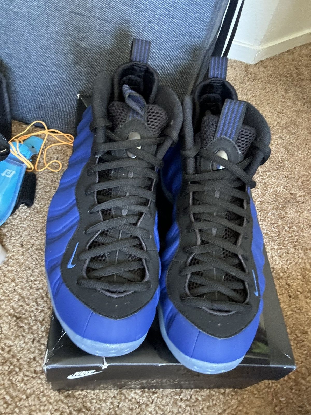 Nike Air Foamposite One Deep Royal (Size 12) Size US 12 / EU 45 - 3 Thumbnail