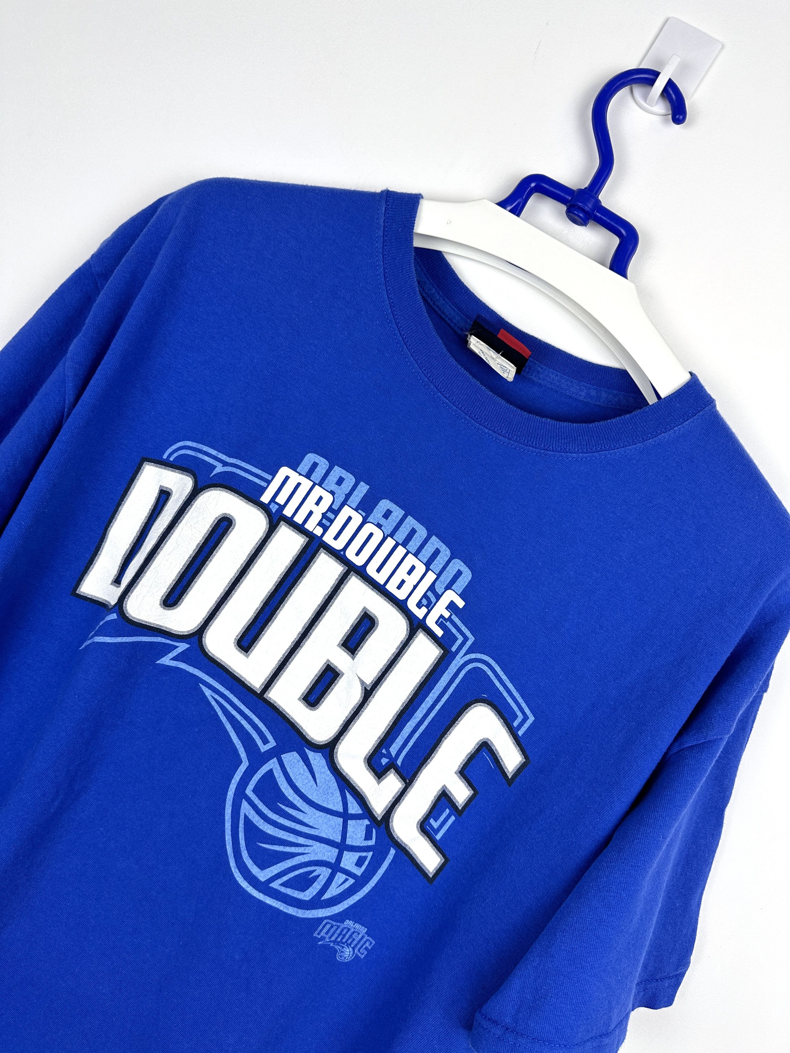 Majestic Vintage Majestic Orlando Magic Dwight Howard Mr. Double tee Size US L / EU 52-54 / 3 - 7 Thumbnail