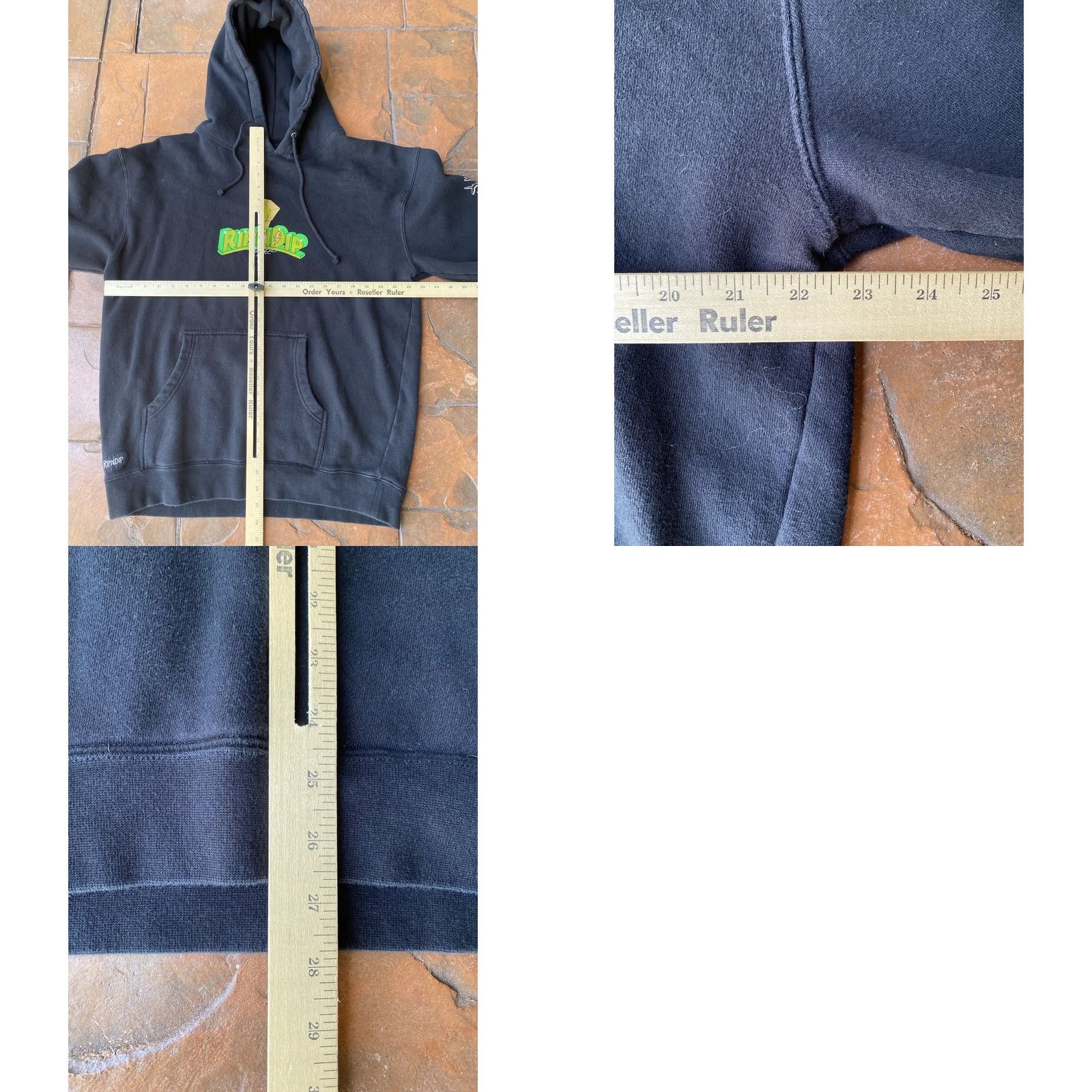 RIPNDIP Rip N Dip Power Nerm Cat Hoodie Sweatshirt L Black Graphic Print Pullover Men Size US L / EU 52-54 / 3 - 8 Thumbnail