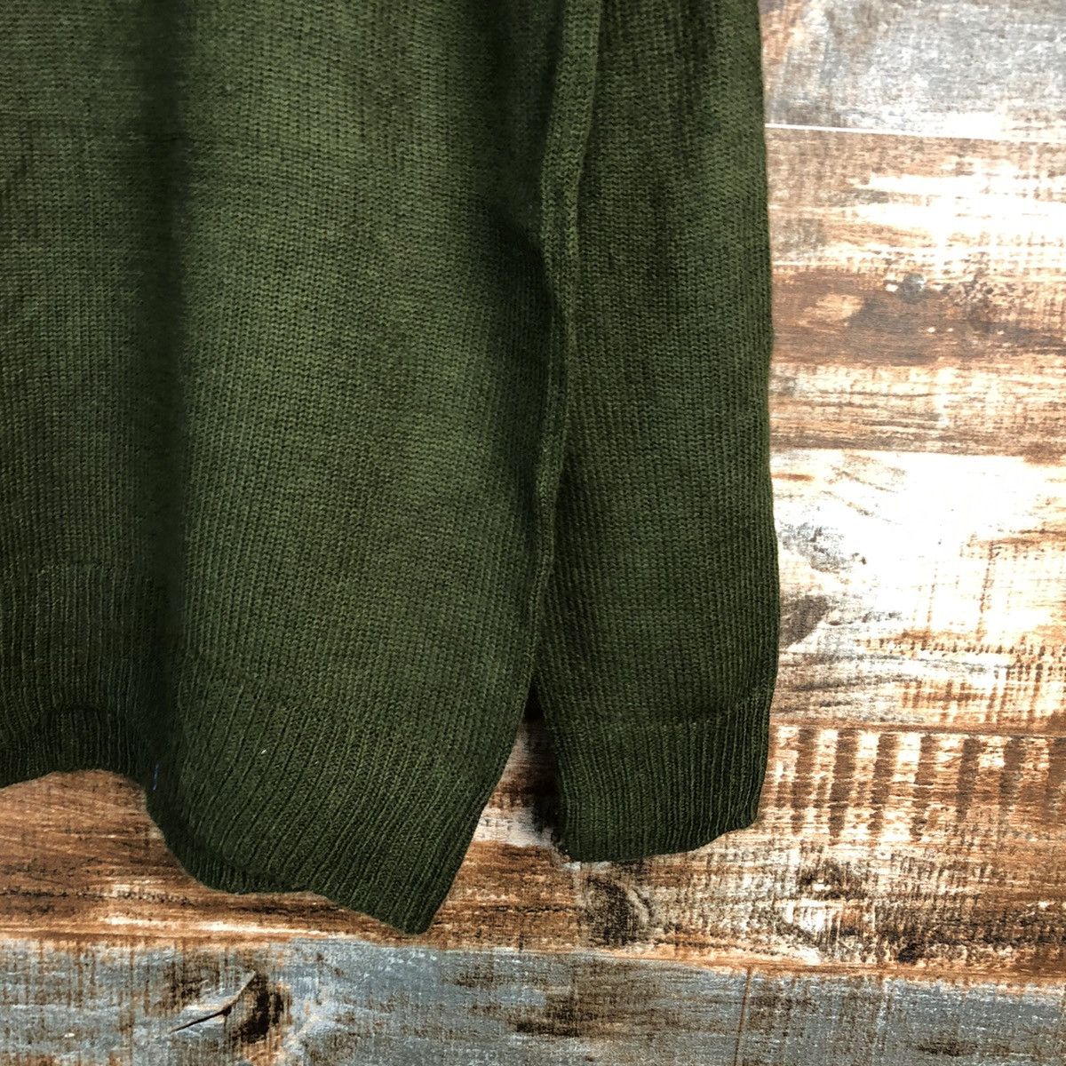 Homespun Knitwear × Japanese Brand Earth Music & Econology D.Green Knitwear #A2334 Size S / US 4 / IT 40 - 8 Thumbnail