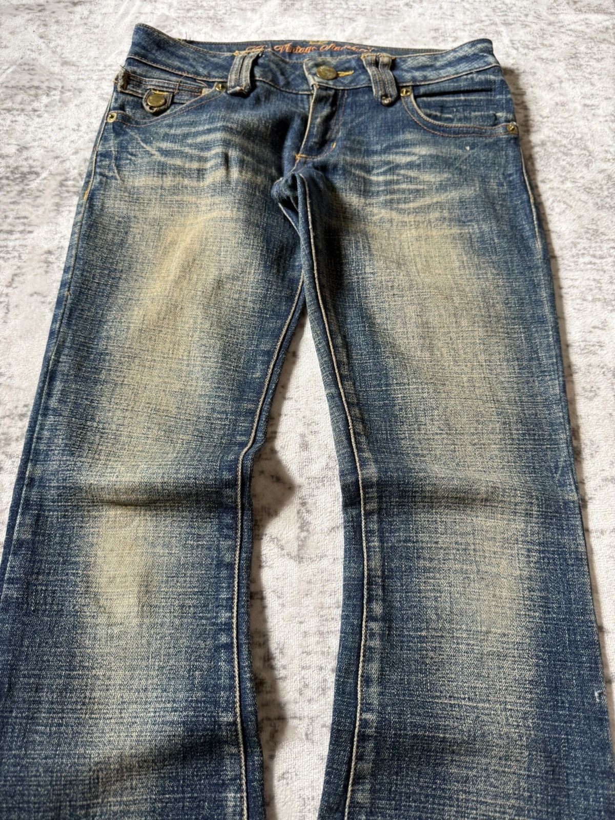 Hysteric Glamour Sky Bomber Japan Mud Wash Flared Jeans Size US 28 / EU 44 - 3 Thumbnail