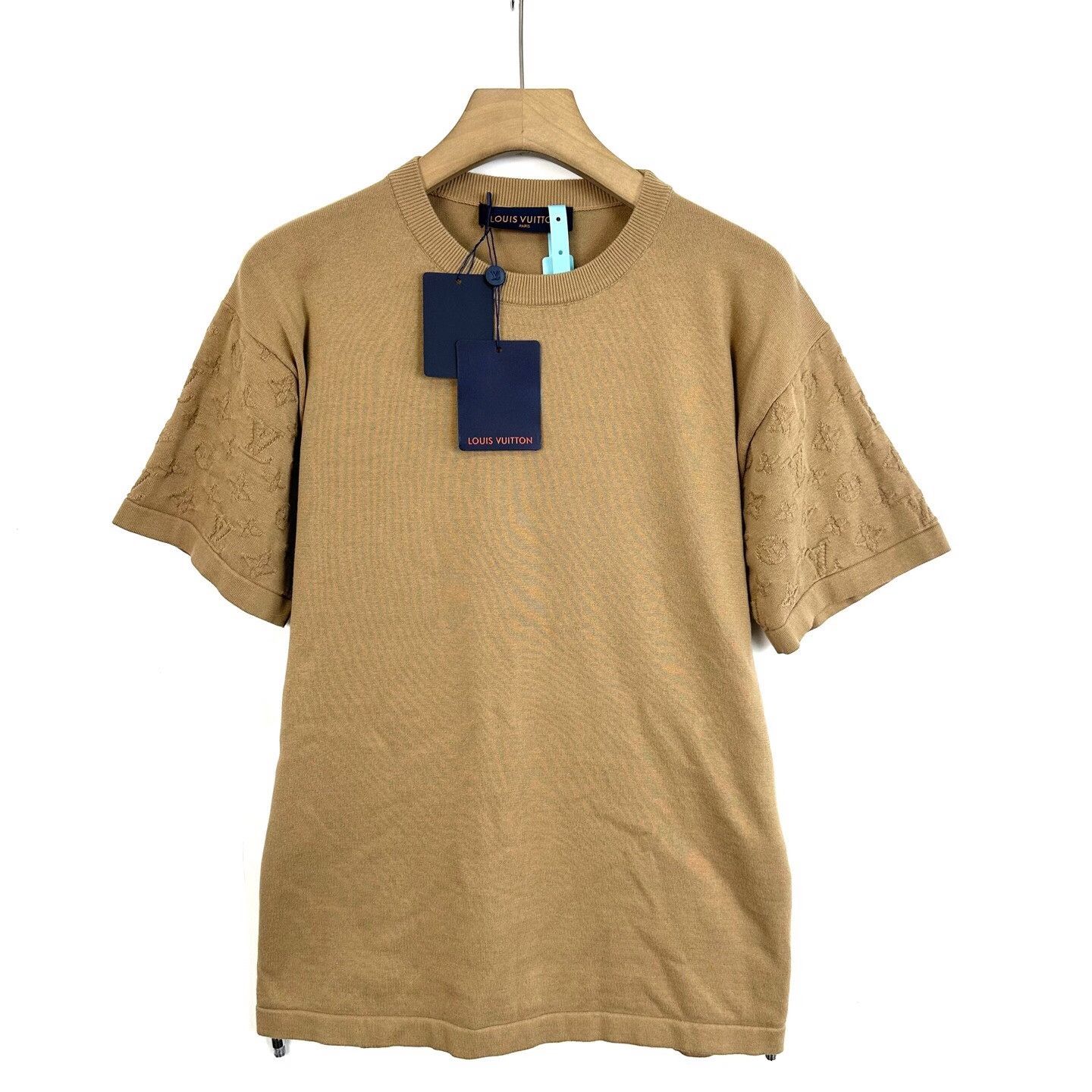 Louis Vuitton Louis Vuitton Monogram Embossed Knit Tee Size US M / EU 48-50 / 2 - 1 Thumbnail