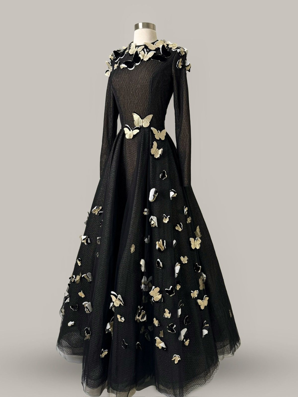 Other Preloved US 6 Black Anna Augusta Maxi Evening Dress Size M / US 6-8 / IT 42-44 - 1 Thumbnail