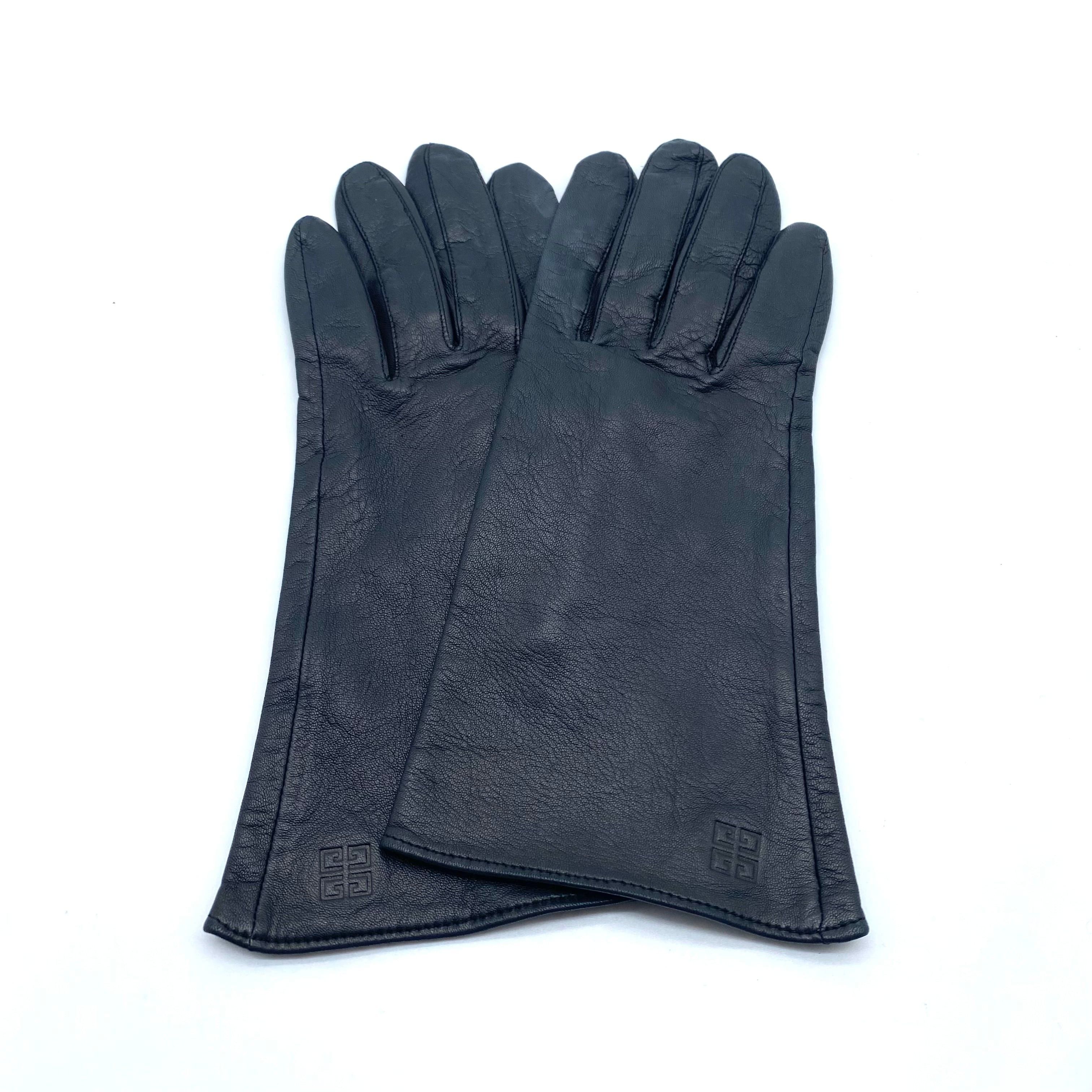 Givenchy Givenchy Lether Glove Black Ladys 2240004530259 Size ONE SIZE - 1 Thumbnail