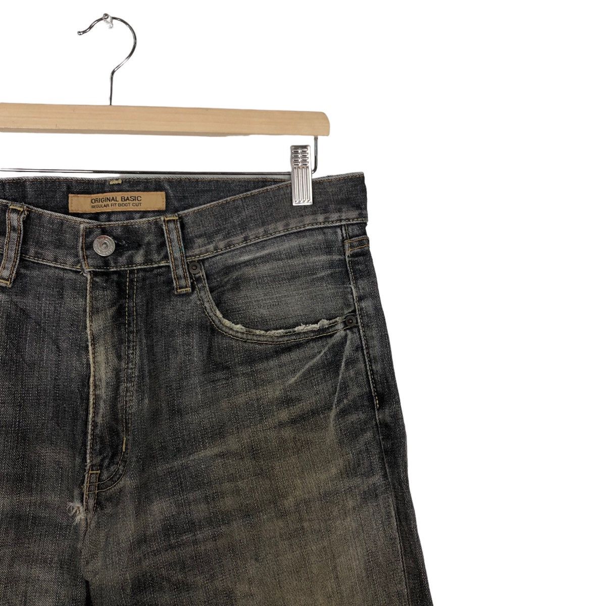 Japanese Brand 🔥90’s Vintage Distressed Denim Jeans Uniqlo Japan Size US 33 - 6 Thumbnail