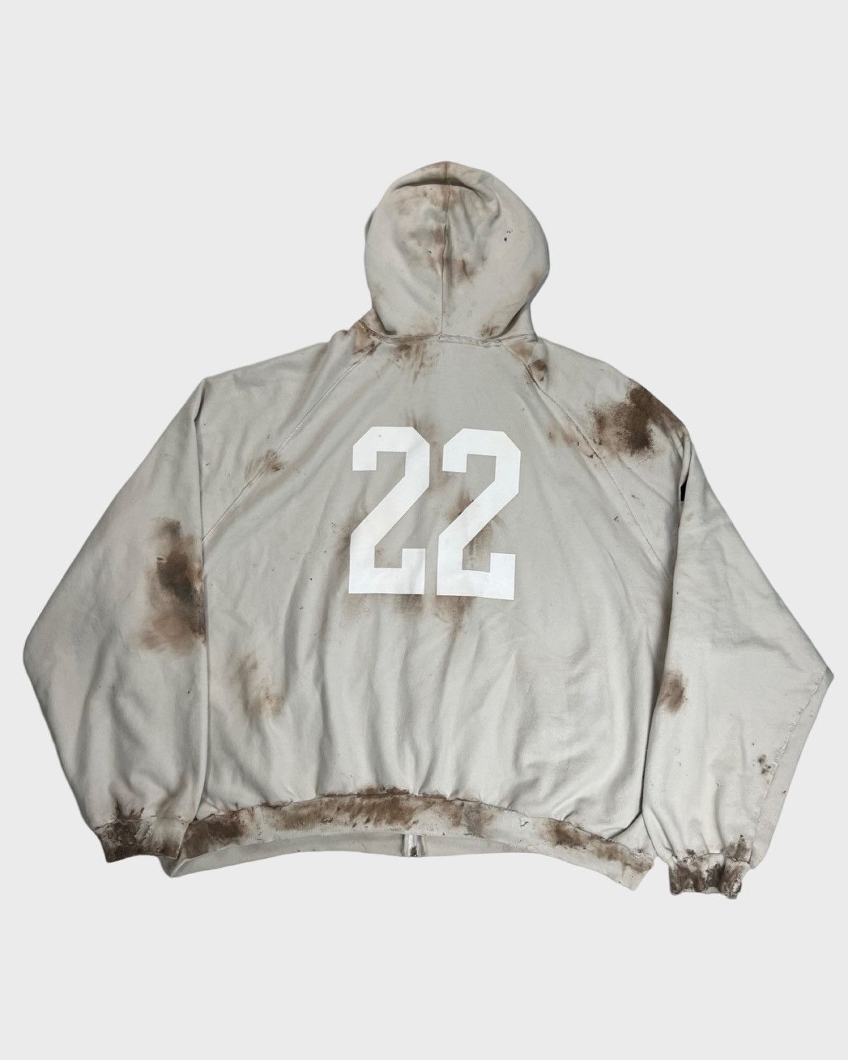 (レシート付)BALENCIAGA POLO DIRTY パーカー Balenciaga AW22 Dirty Polo Hoodie Sz.4 – FyouGrails
