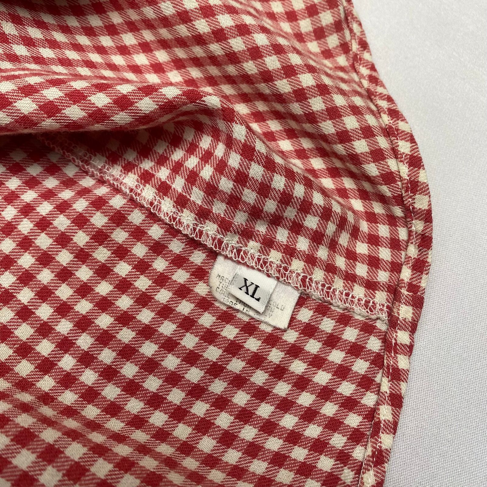 Wolf vs Goat Wolf vs Goat WvG Gingham Check Pocket Button Up Shirt XL Size US XL / EU 56 / 4 - 10 Thumbnail