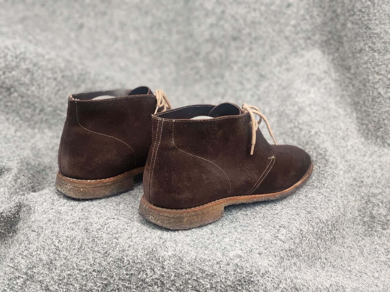 Church's Church's Sahara Suede Dark Brown Leather lace Chukka Boots Size US 9.5 / EU 42-43 - 10 Thumbnail