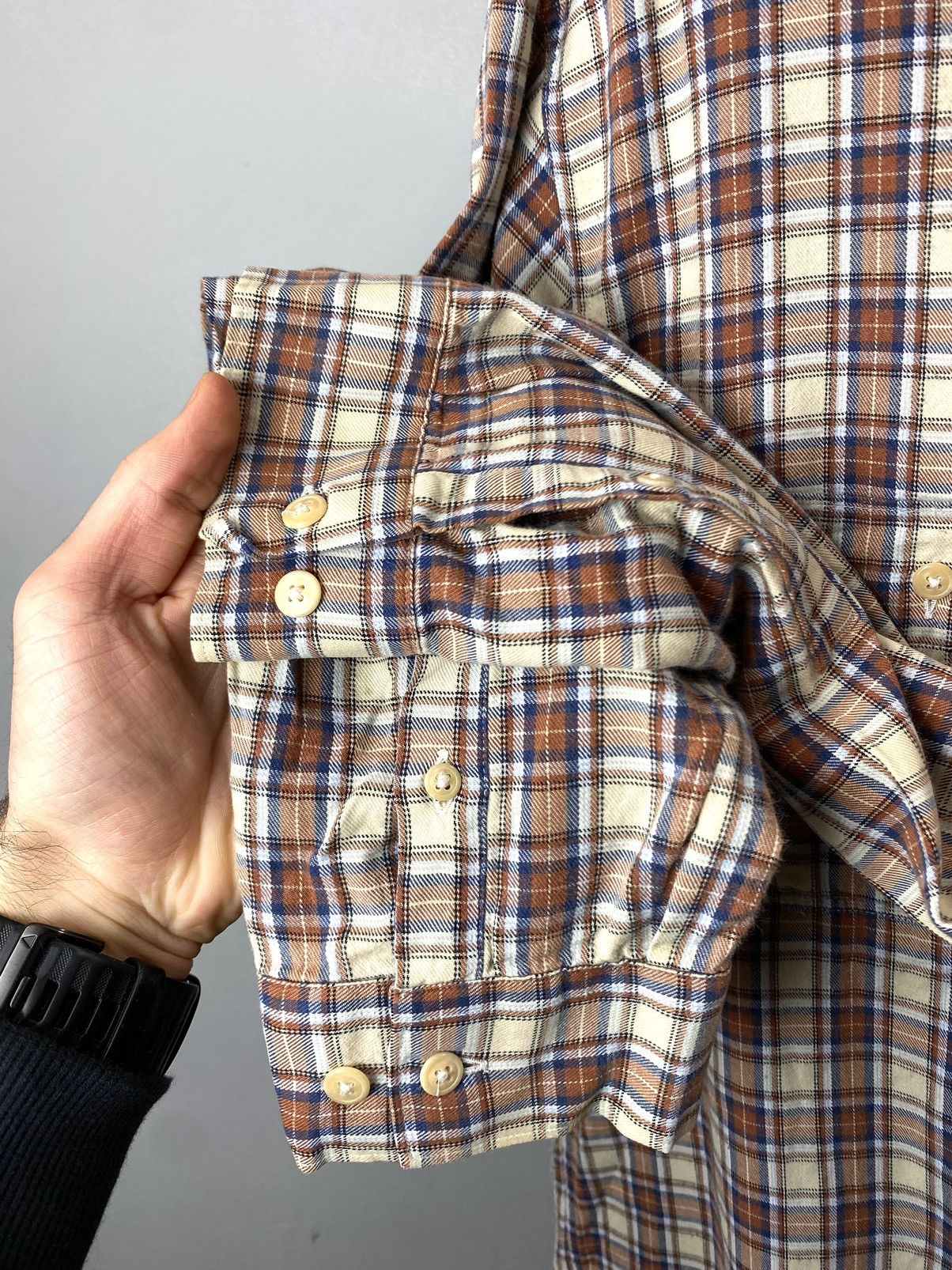 Barbour Vintage Barbour x Steve McQueen Flannel Shirt Harley Size US XXL / EU 58 / 5 - 11 Thumbnail