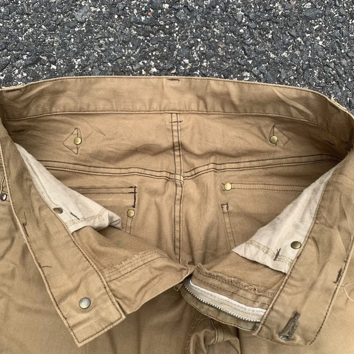 Japanese Brand × Vintage JAPANESE VINTAGE 32x33 CINCH BACK TROUSERS PANTS Size US 32 / EU 48 - 8 Thumbnail