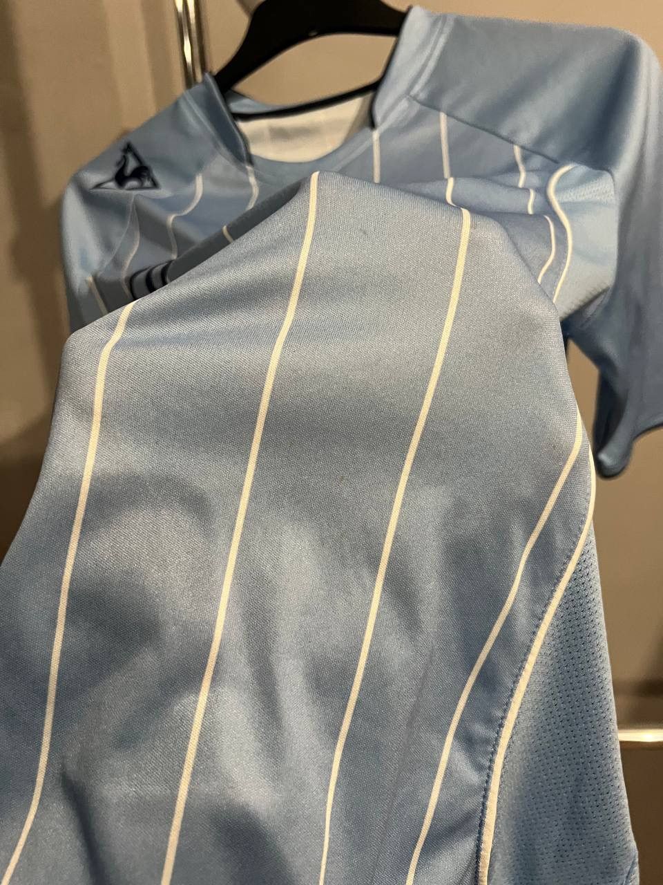 Le Coq Sportif 2007/08 MANCHESTER CITY HOME SOCCER JERSEY FOOTBALL SHIRT L Size US L / EU 52-54 / 3 - 10 Thumbnail