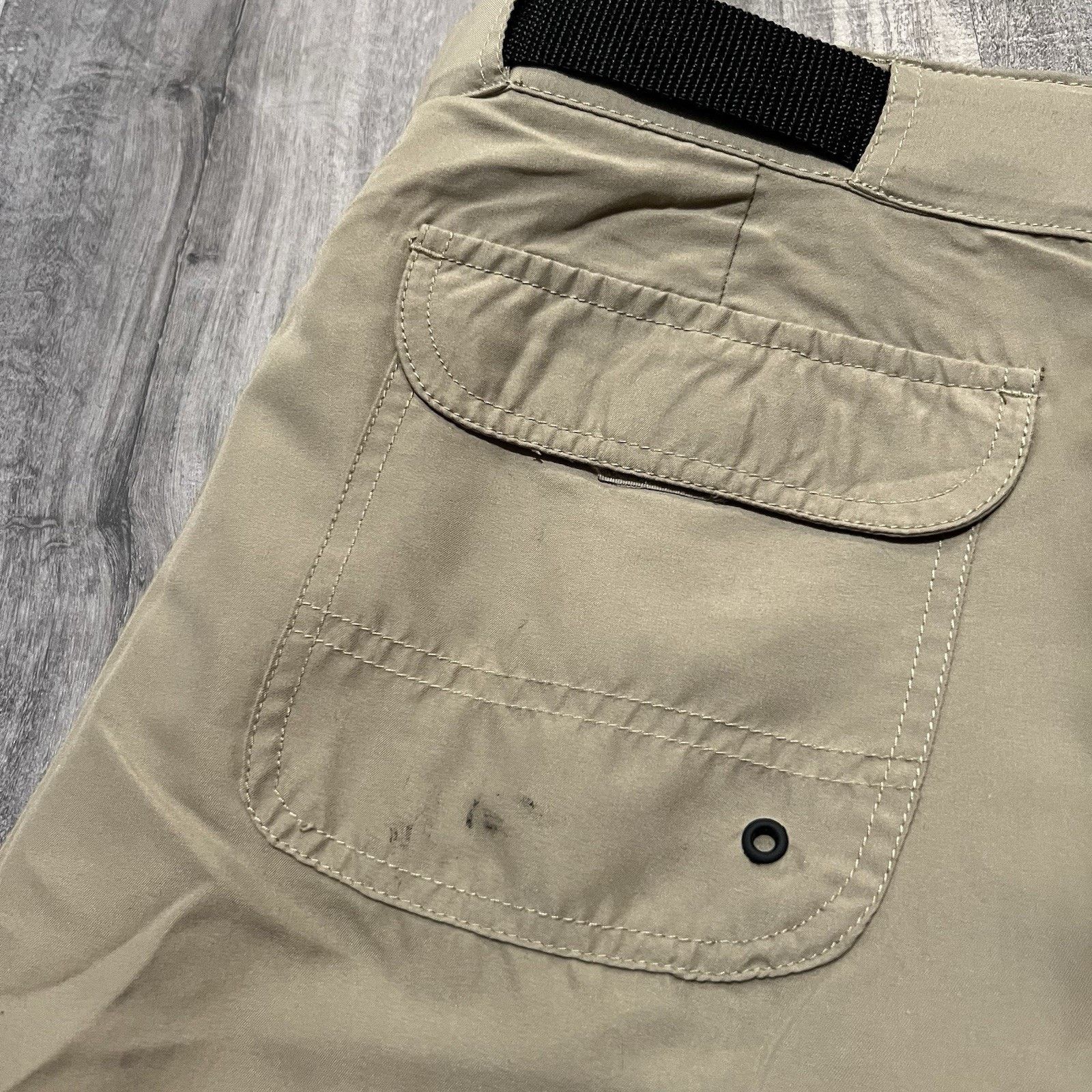 Other Denali Hybrid Cargo Shorts Khaki 32 Web Belted Waist Cycling Size US 32 / EU 48 - 4 Thumbnail