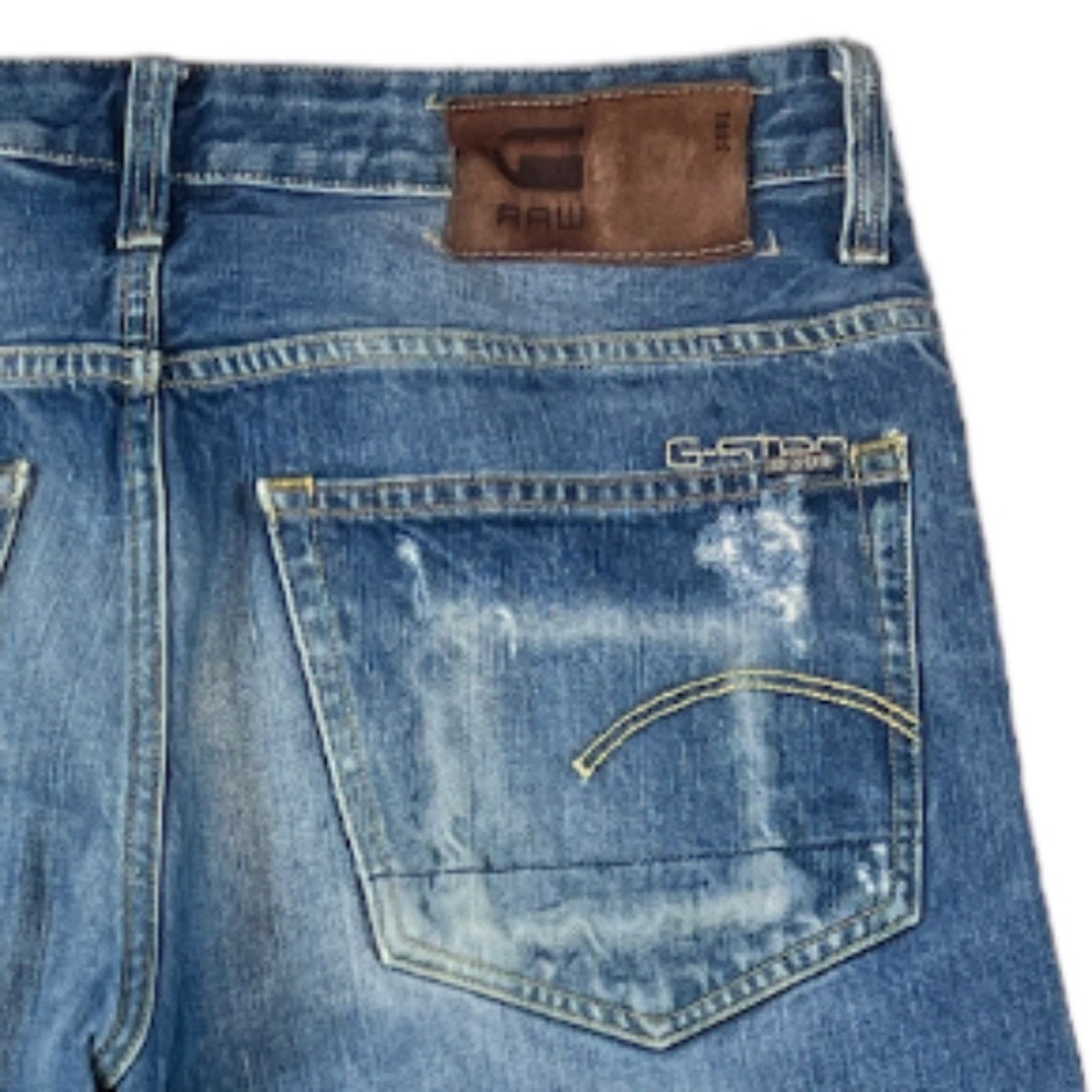 G-Star G-Star Blue Distressed Jeans | Size 34 Size US 34 / EU 50 - 4 Thumbnail