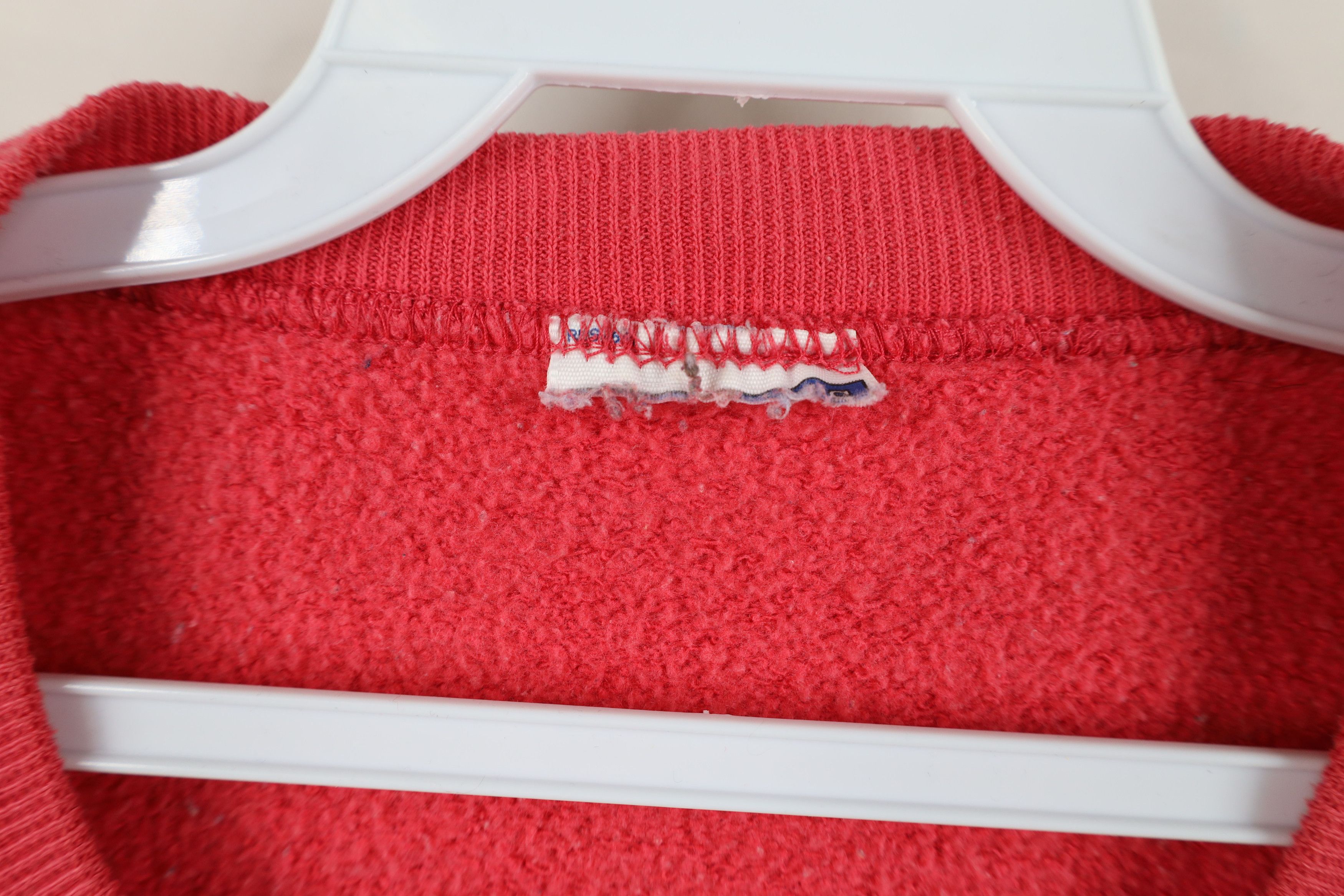 Vintage Vintage 90s Streetwear Blank Crewneck Sweatshirt Pink USA Size 3XL / US 20-22 - 8 Thumbnail