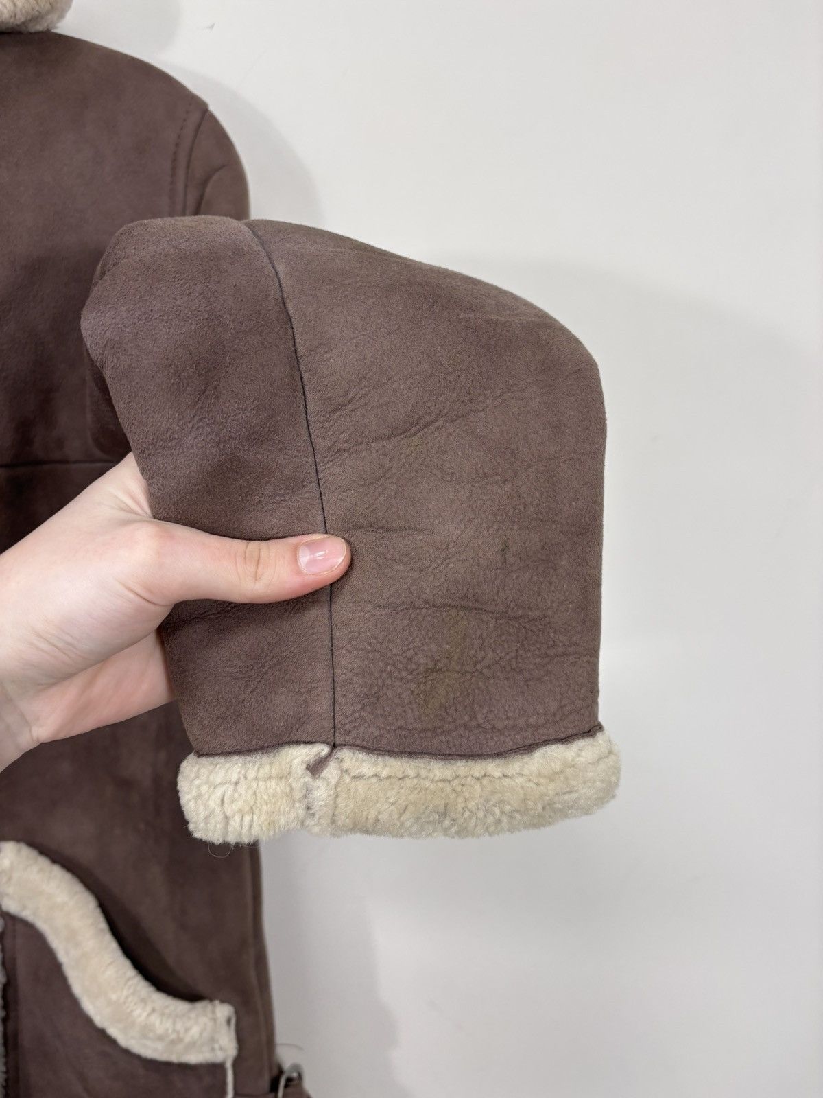 Other Vintage Californian Spring Lamb Leather Sheepskin Jacket Size M / US 6-8 / IT 42-44 - 15 Thumbnail