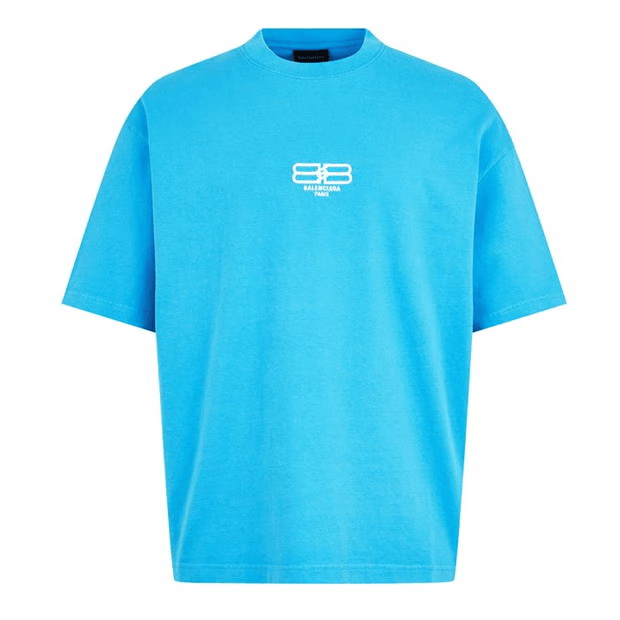 Balenciaga Logo Medium T-Shirt Size US S / EU 44-46 / 1 - 1 Thumbnail