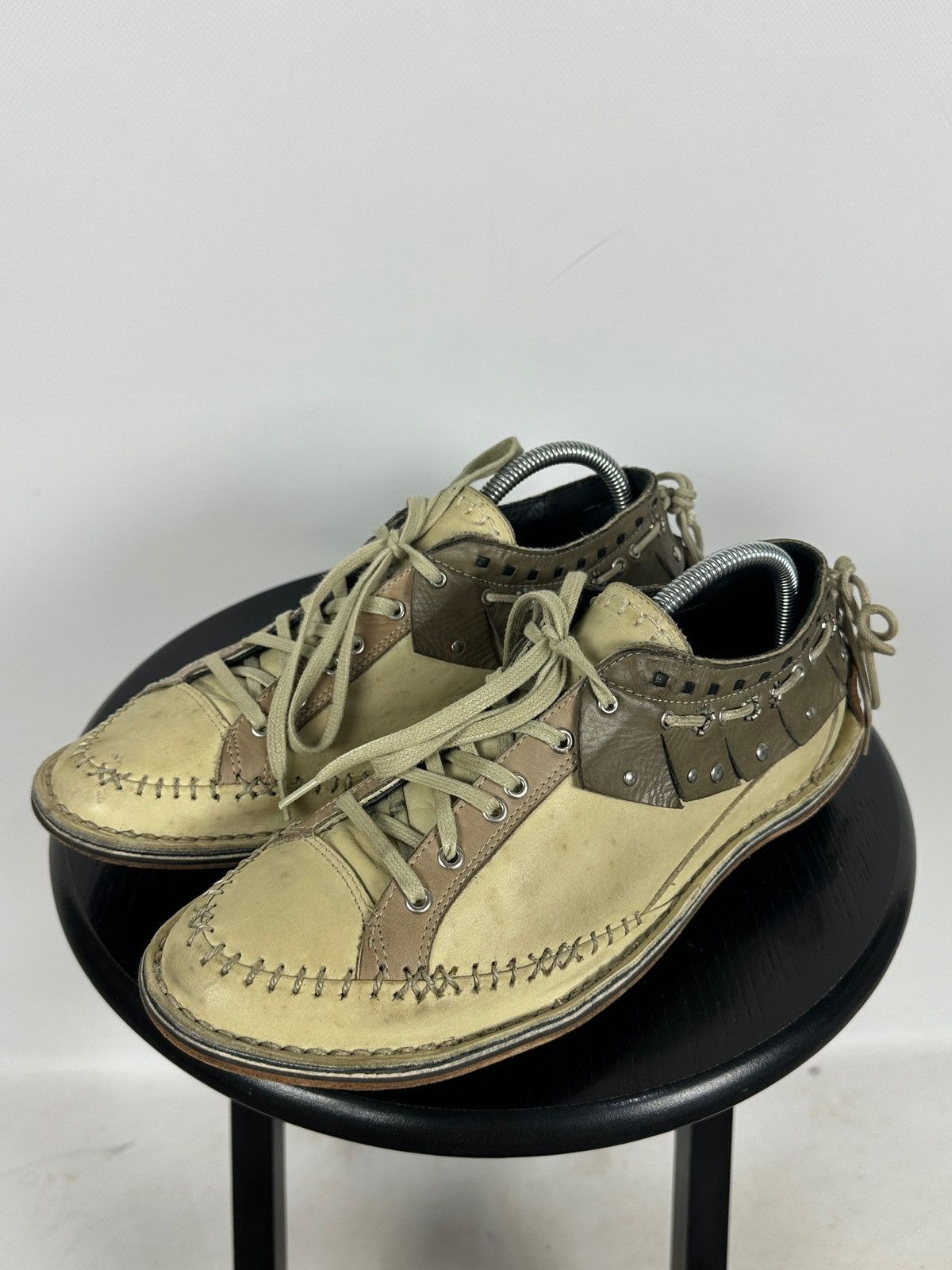 Marithe + Francois Girbaud Vintage Marithé + François Girbaud Leather Moccasin Shoes Size US 7 / EU 40 - 5 Thumbnail