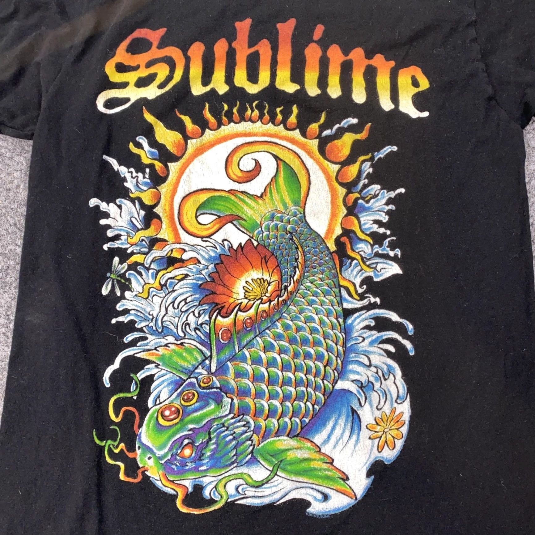 Vintage VINTAGE Sublime Shirt Mens Small Black 4:20 Koi Fish Sun Graphic Band Tee T-Shirt Music Size US S / EU 44-46 / 1 - 2 Thumbnail