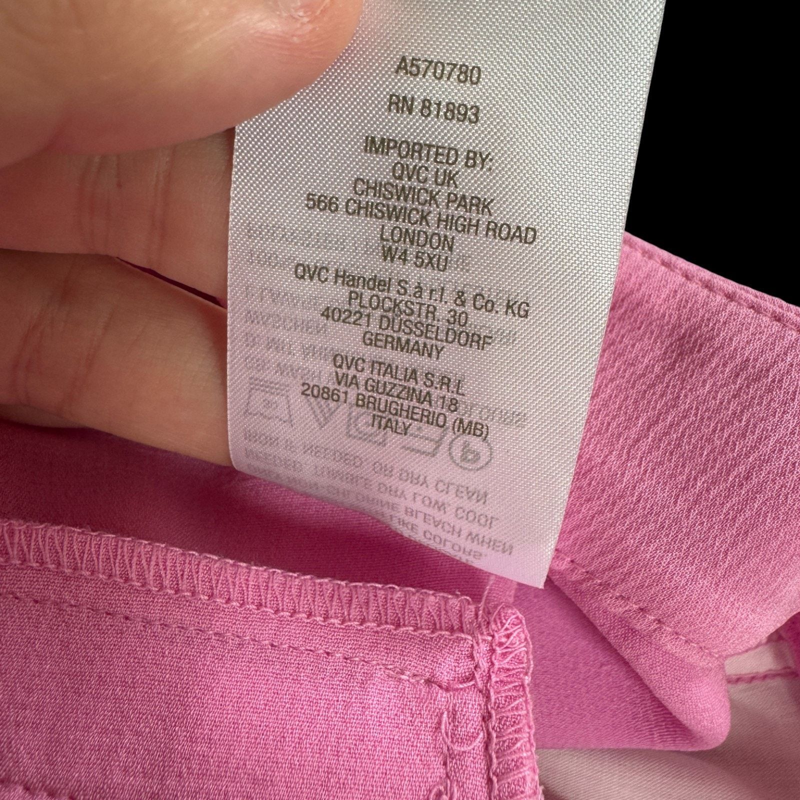 Other Candace Cameron Bure Darted Straight Leg Pant Pink 20P NWOT Size 31" - 9 Thumbnail