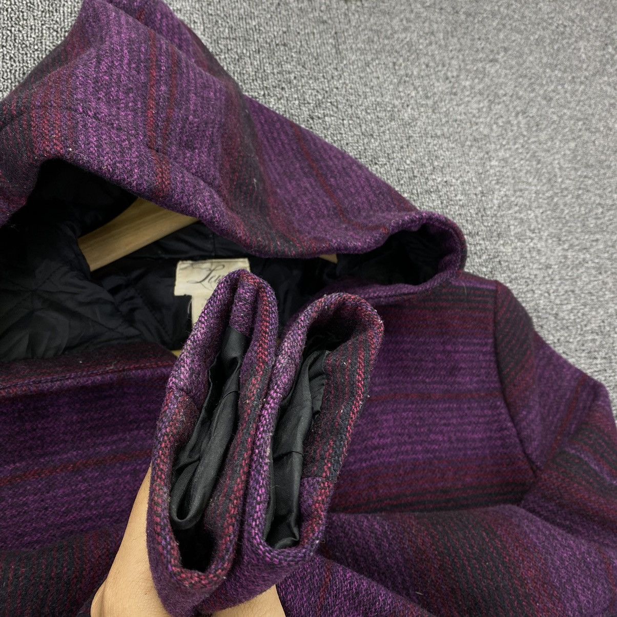 Levi's Vintage Levis Hoodie Shadow Plaids Wool Jacket Size XS / US 0-2 / IT 36-38 - 12 Thumbnail