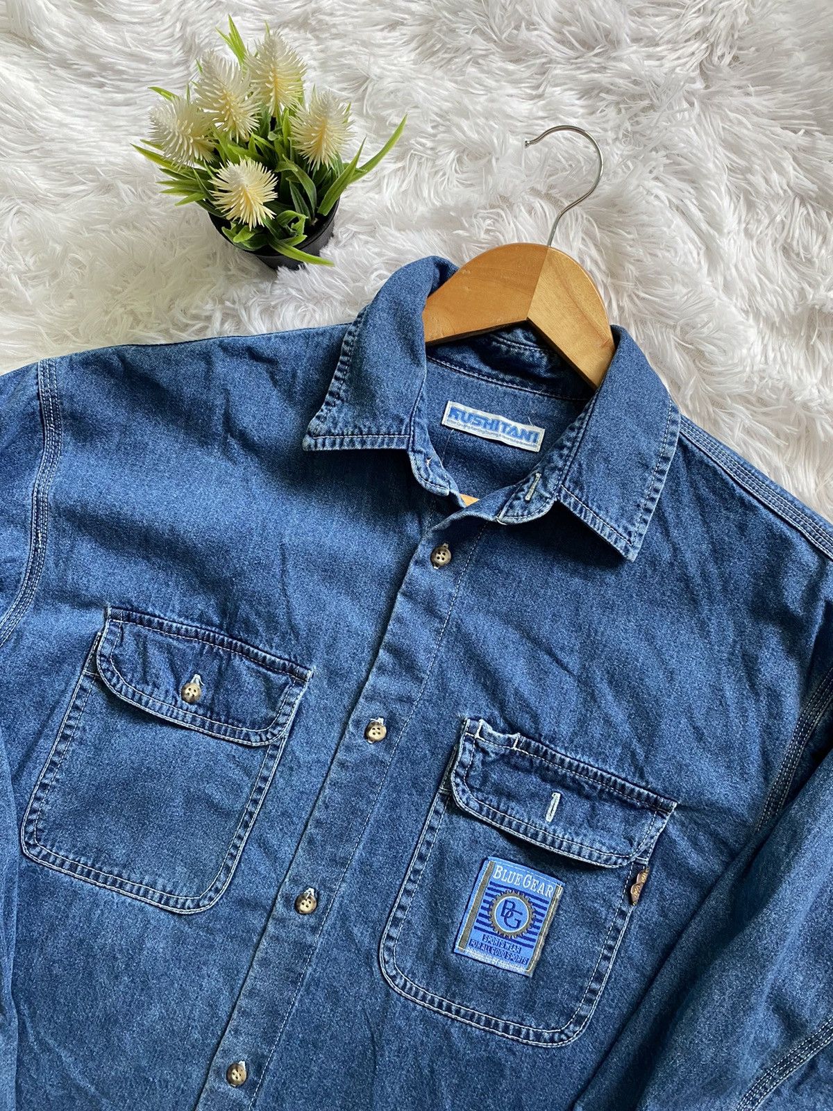 Japanese Brand × Vintage Vintage Kushitani Blue Gear Size US L / EU 52-54 / 3 - 4 Thumbnail