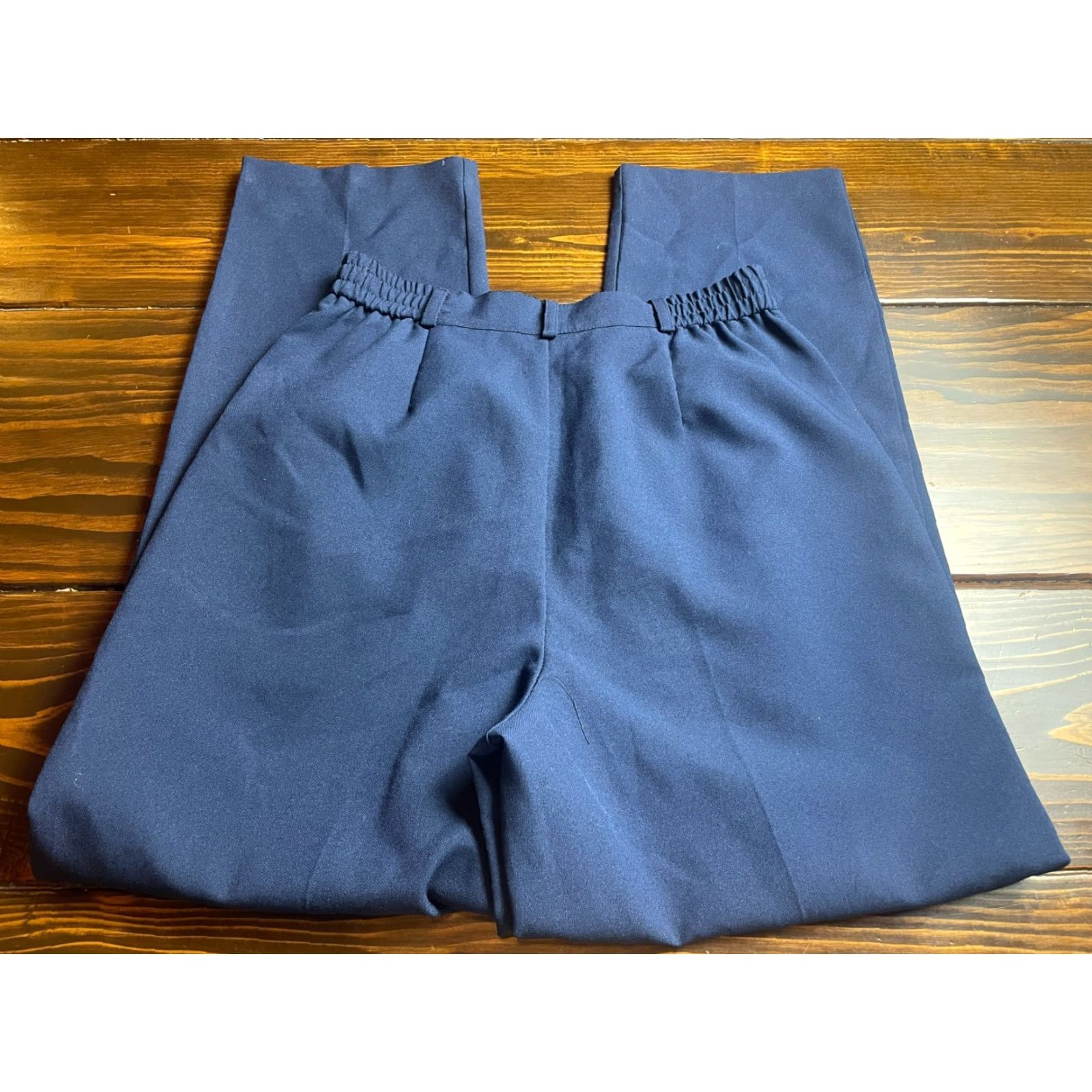 Vintage VINTAGE Briggs New York Pants Women Size 8 Navy Blue Dress Pants Pleated Size 30" / US 8 / IT 44 - 2 Thumbnail