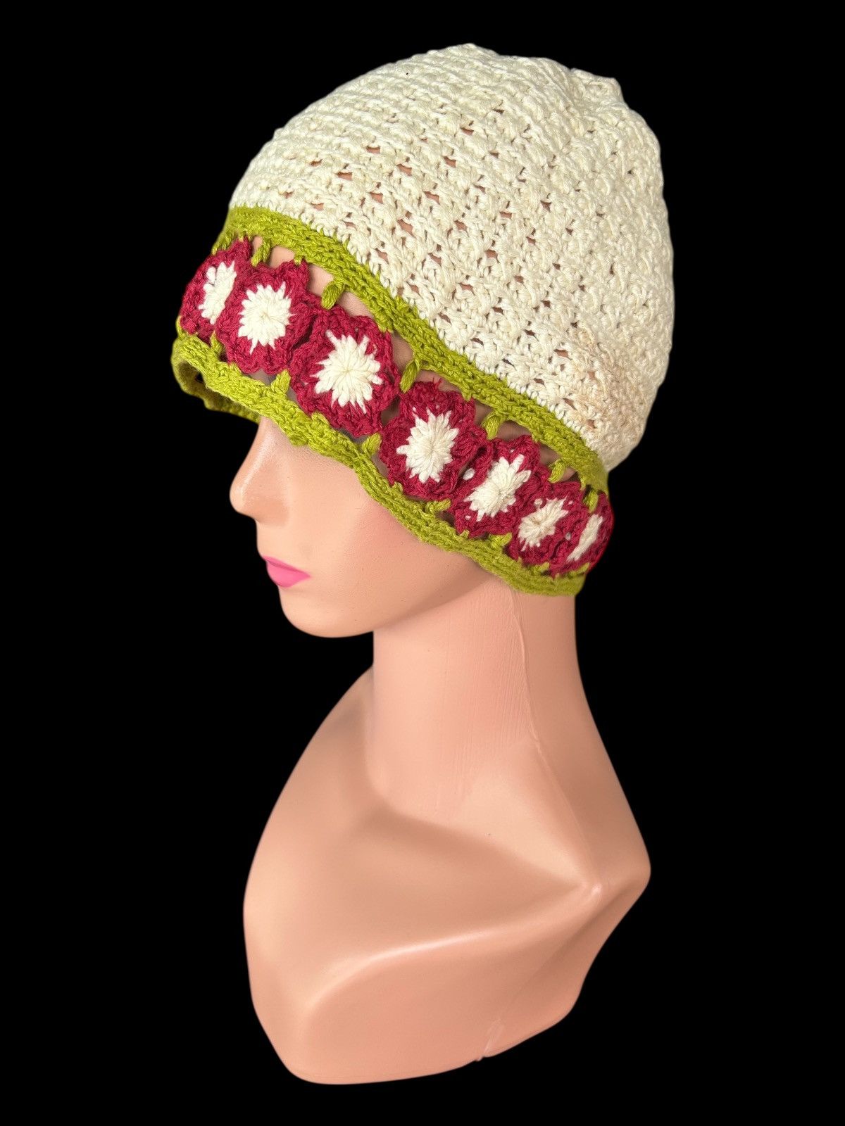 Kapital Crochet Knitted Handmade Beanie Hats Size ONE SIZE - 1 Thumbnail