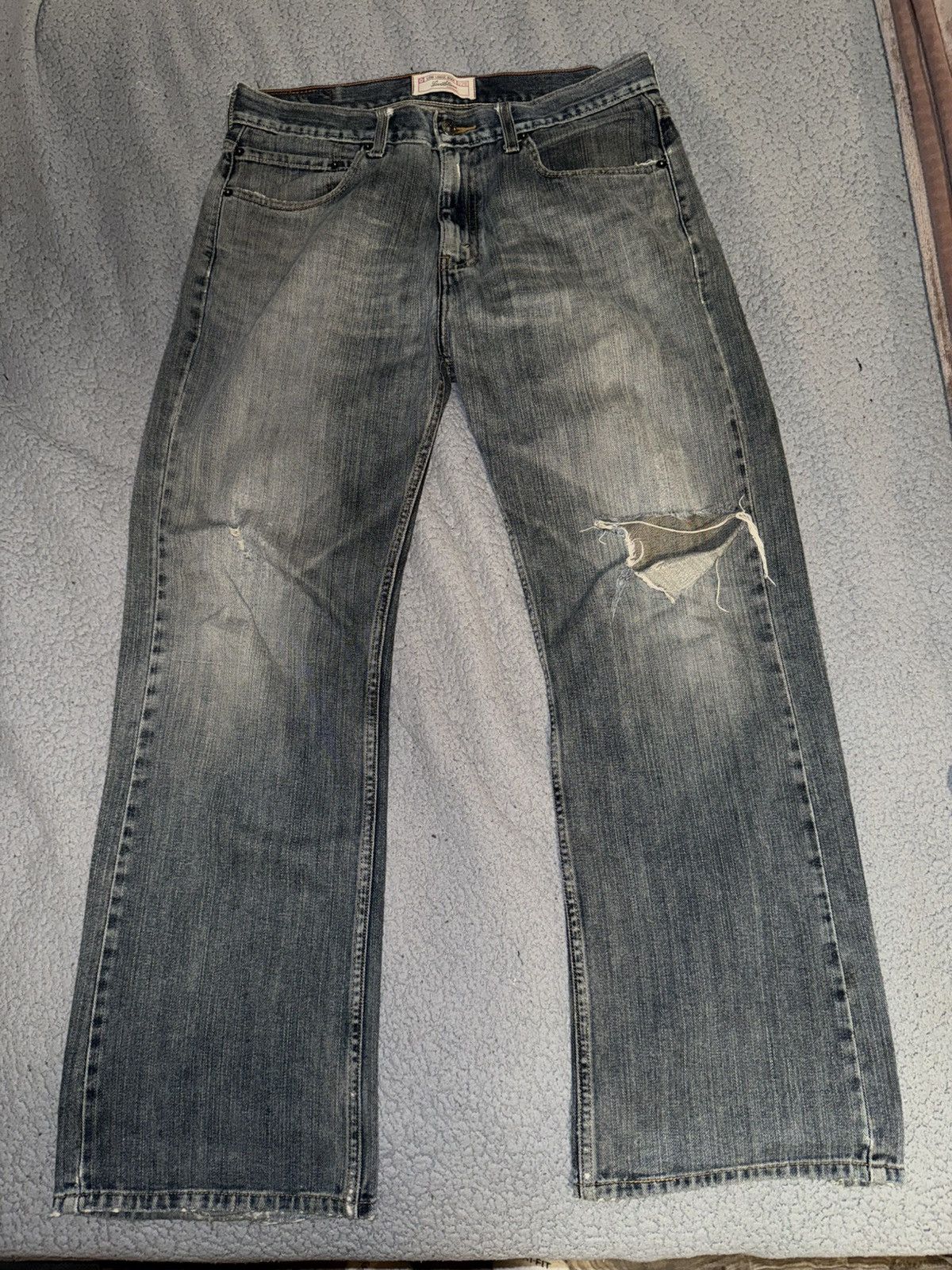 Levi's Vintage Clothing Levis Distressed denim Size US 33 - 1 Thumbnail