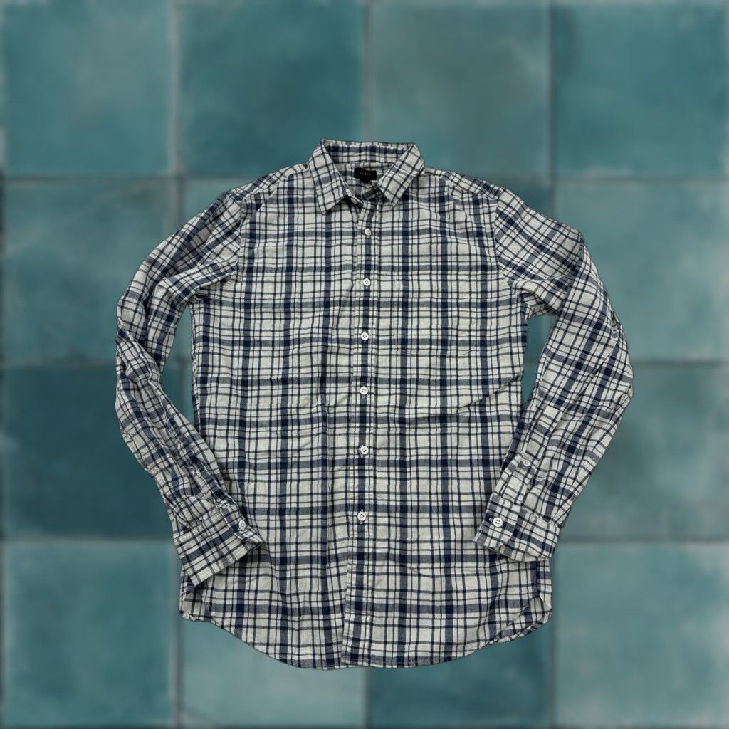 J.Crew VINTAGE J.Crew Shirt Mens Small Plaid Button-Up Lightweight Flannel Long Sleeve Size US S / EU 44-46 / 1 - 1 Thumbnail