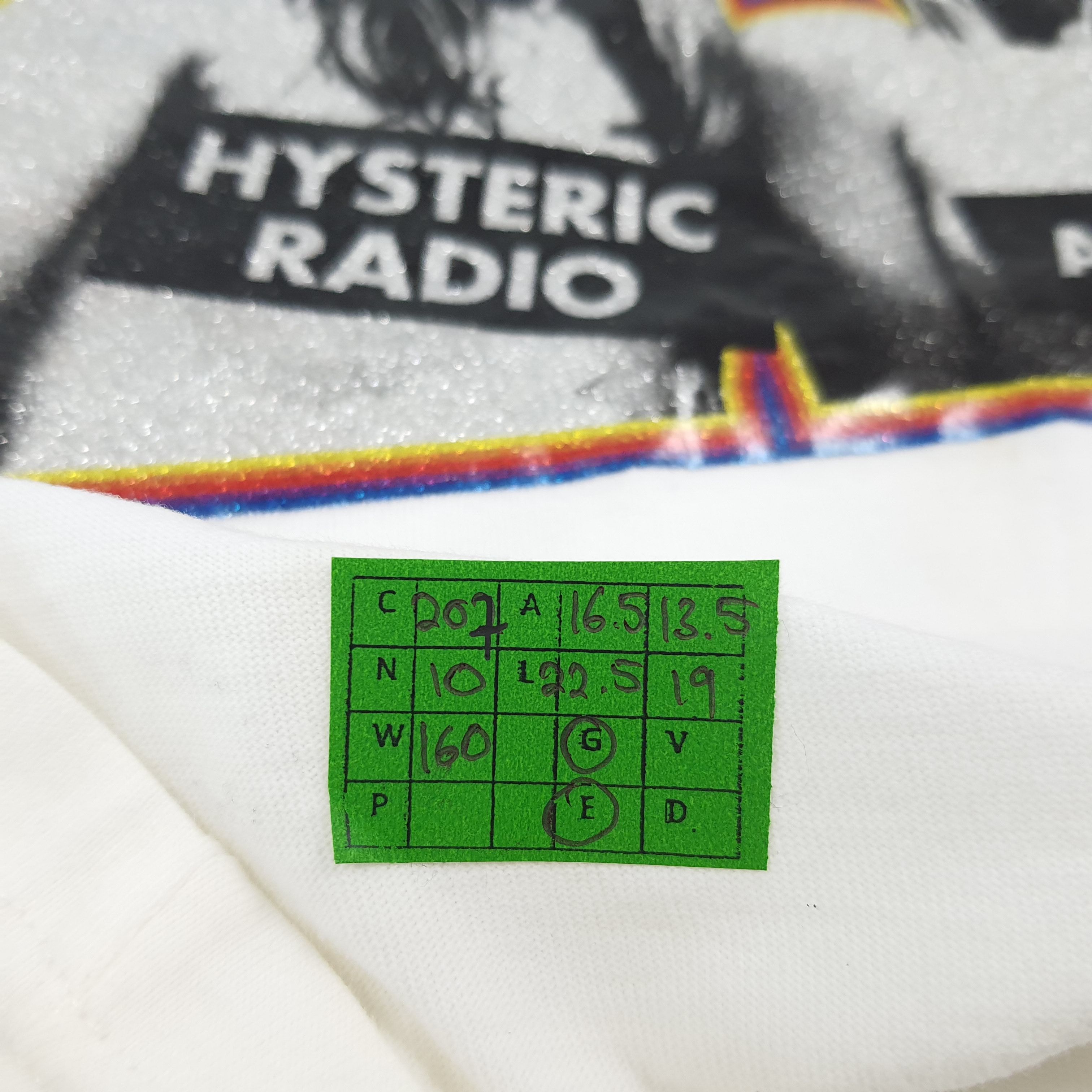 Hysteric Glamour × Japanese Brand × Vintage Vintage Hysteric Glamour Hysteric Radio Japan Brand Tshirt Size XS / US 0-2 / IT 36-38 - 8 Thumbnail