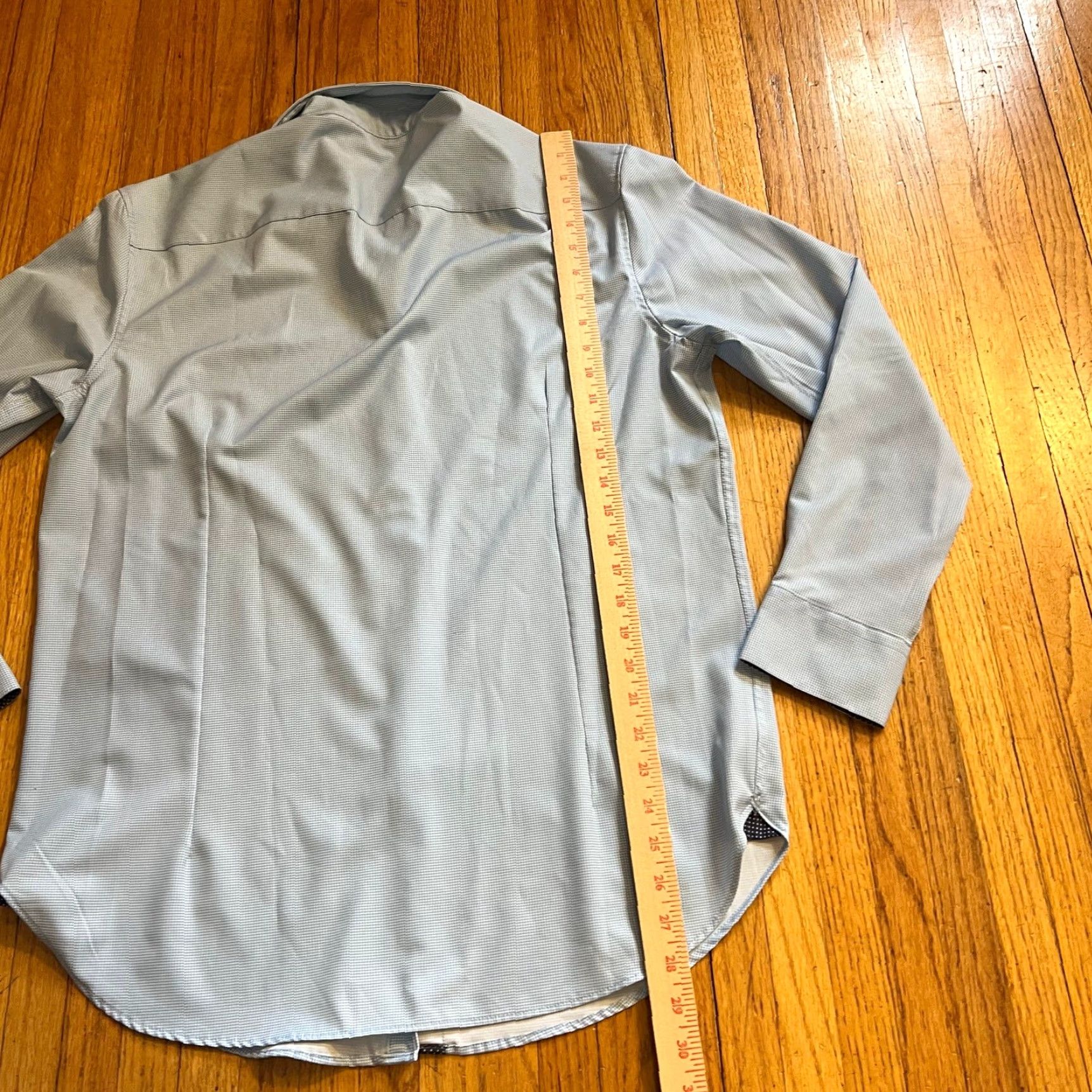 Tallia Tallia Performance Tech Shirt Mens 15.5 33-34 Blue Long Sleeve Button Down Size US L / EU 52-54 / 3 - 6 Thumbnail
