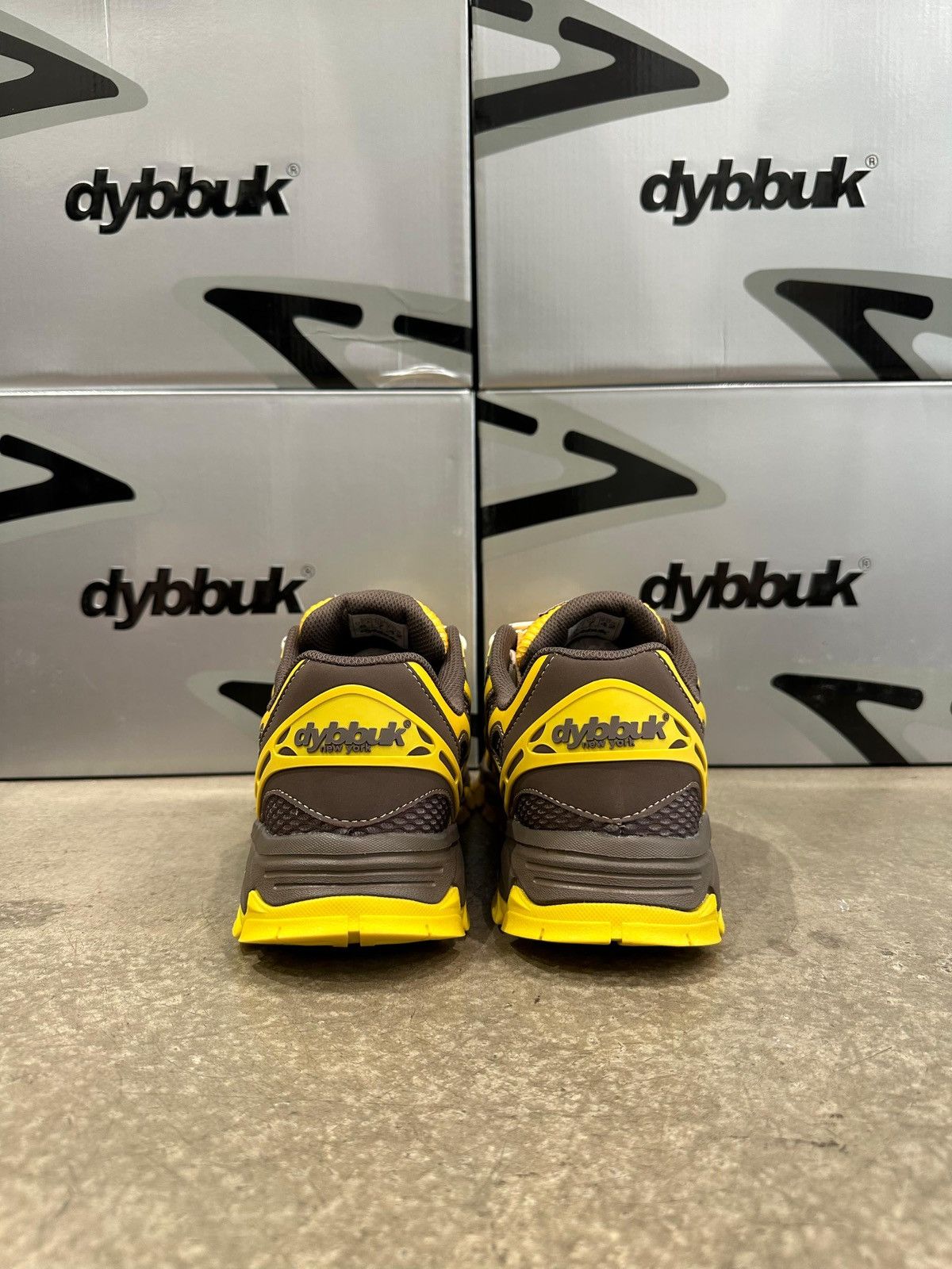 Dybbuk DYBBUK - Vortex V.2 Sneakers Brown Yellow Size US 11 / EU 44 - 2 Thumbnail
