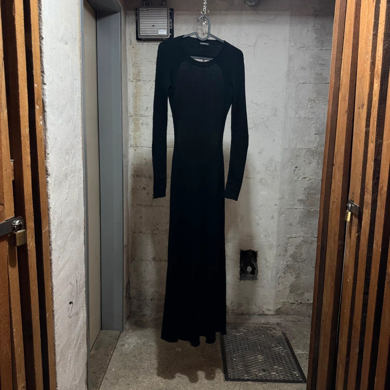 F/W 2025 Ann Demeulemeester Eva open back long dress