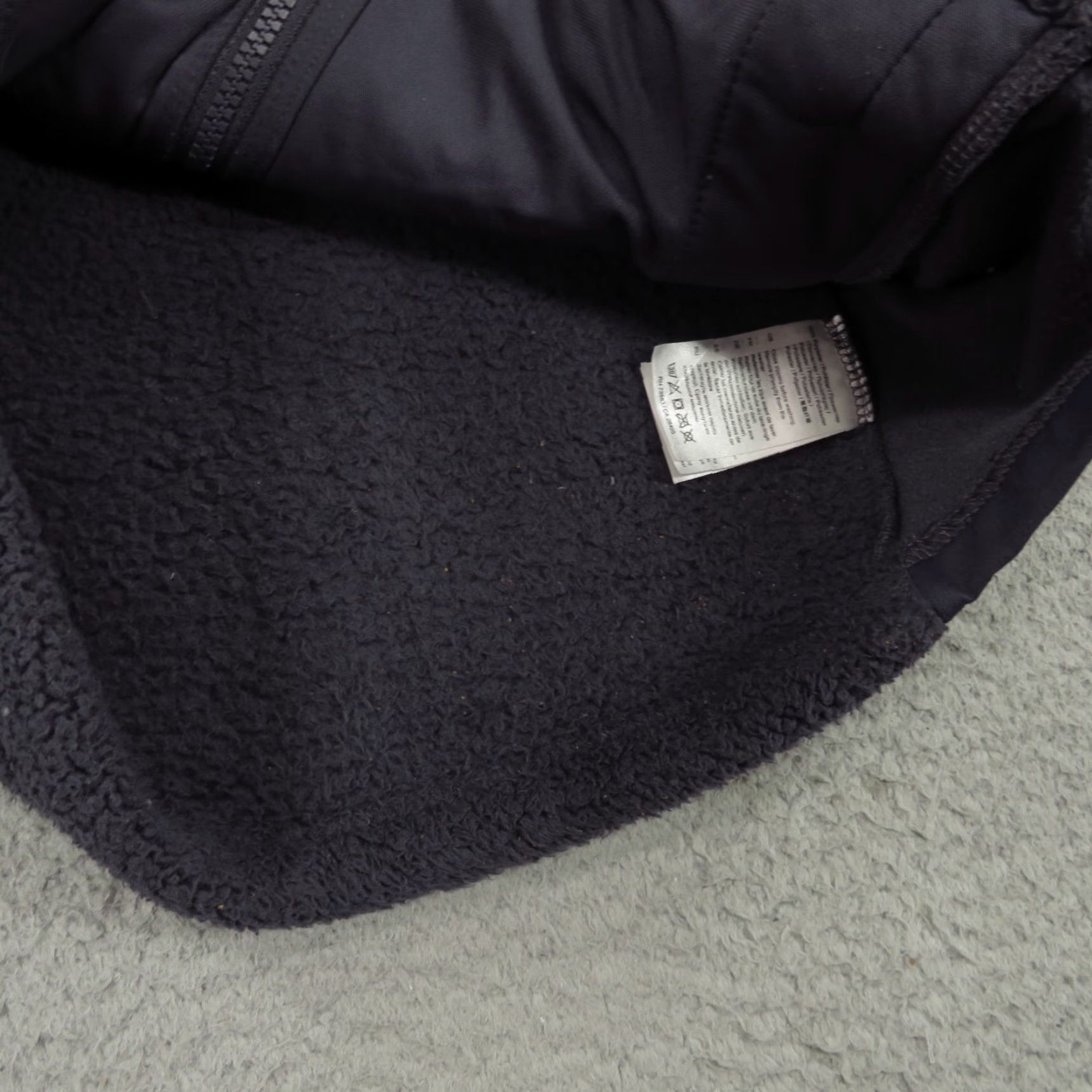 Helly Hansen Helly Hansen Jacket Womens Large Navy Fleece Full Zip Ribbed Side Sherpa Sweater Size L / US 10 / IT 46 - 7 Thumbnail