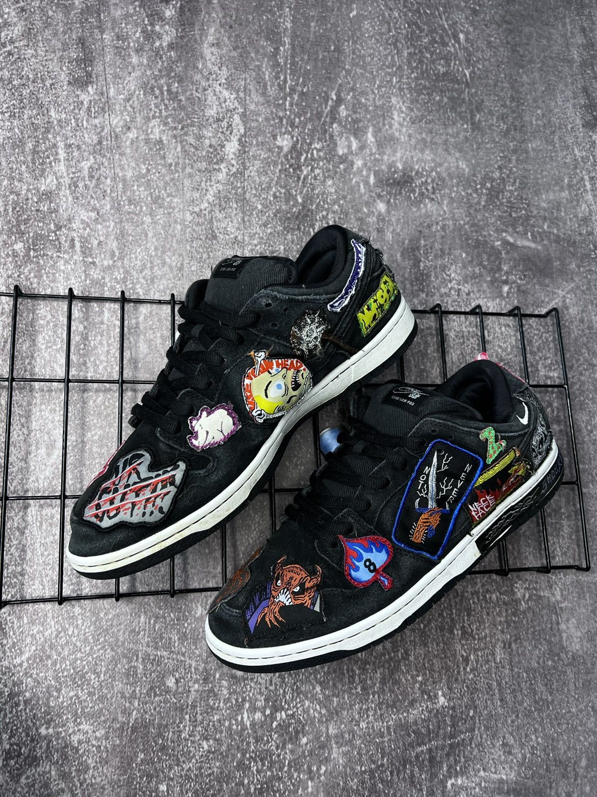 Nike Nike SB Dunk Low Pro QS Neckface Size US 12 / EU 45 - 6 Thumbnail
