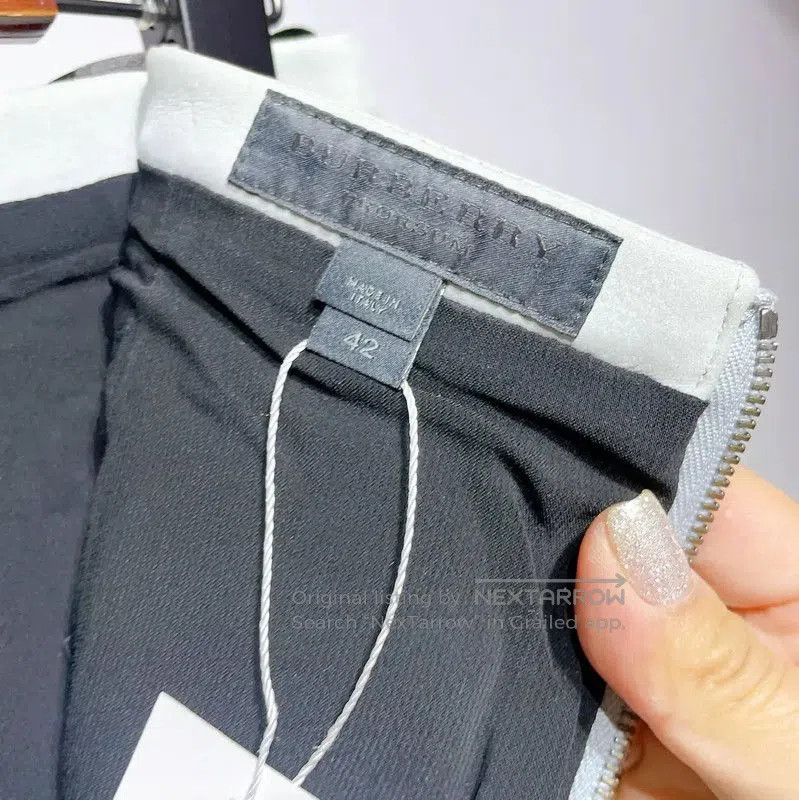 Other Burberry Color Block Leather Midi Skirt. Size 30" / US 8 / IT 44 - 7 Thumbnail