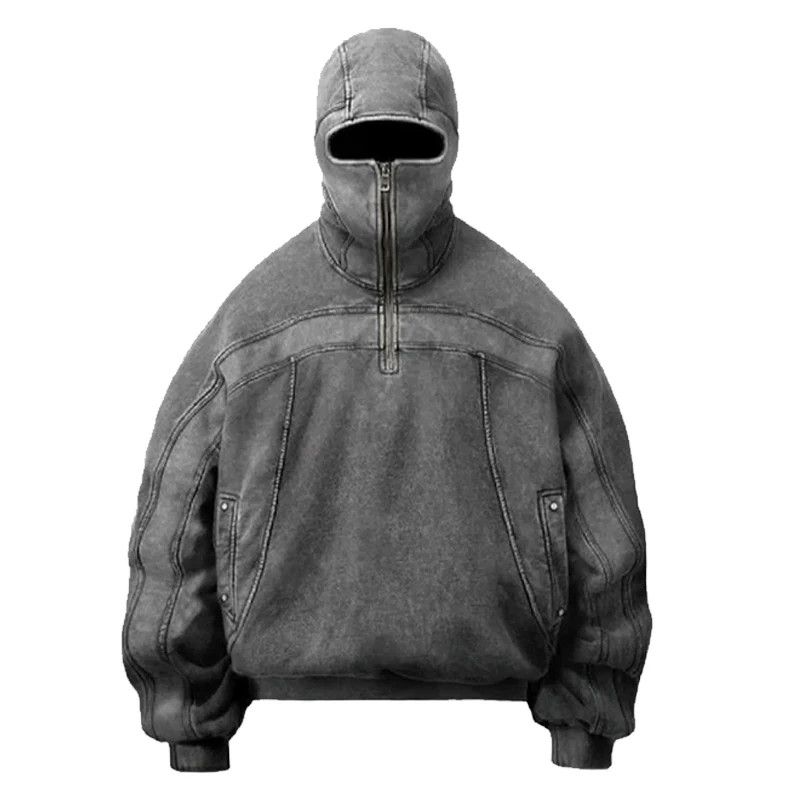Japanese Brand Half Zipper Winter hoodie Size US M / EU 48-50 / 2 - 2 Thumbnail