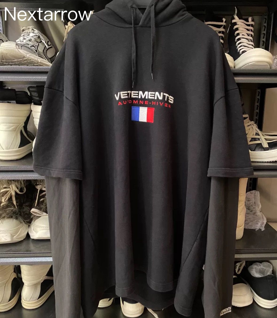 トップス MASTER NUMBER VETEMENTS FAKE FACE HOOD image_637baf9d-c4bf-43d8-b021-