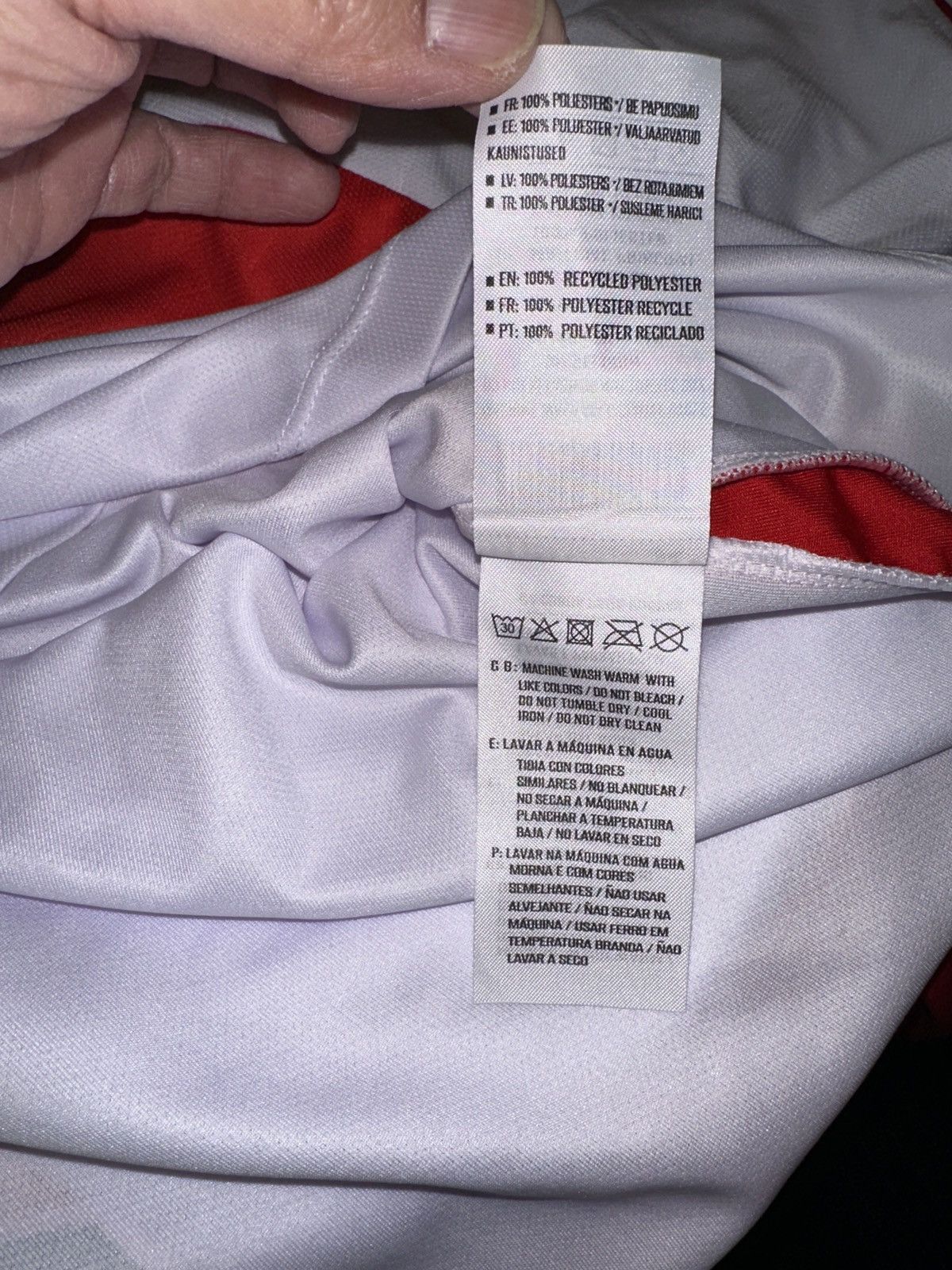 Adidas Peru National Team Jersey Soccer Adidas Lapadula #9 Men LRG Size US L / EU 52-54 / 3 - 3 Thumbnail