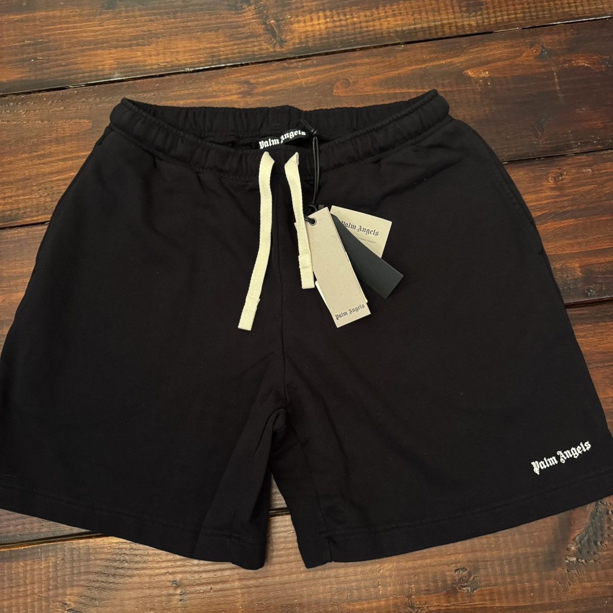 Palm Angels Palm Angels Embroidered Logo Sweat Shorts Size US 38 / EU 54 - 1 Thumbnail