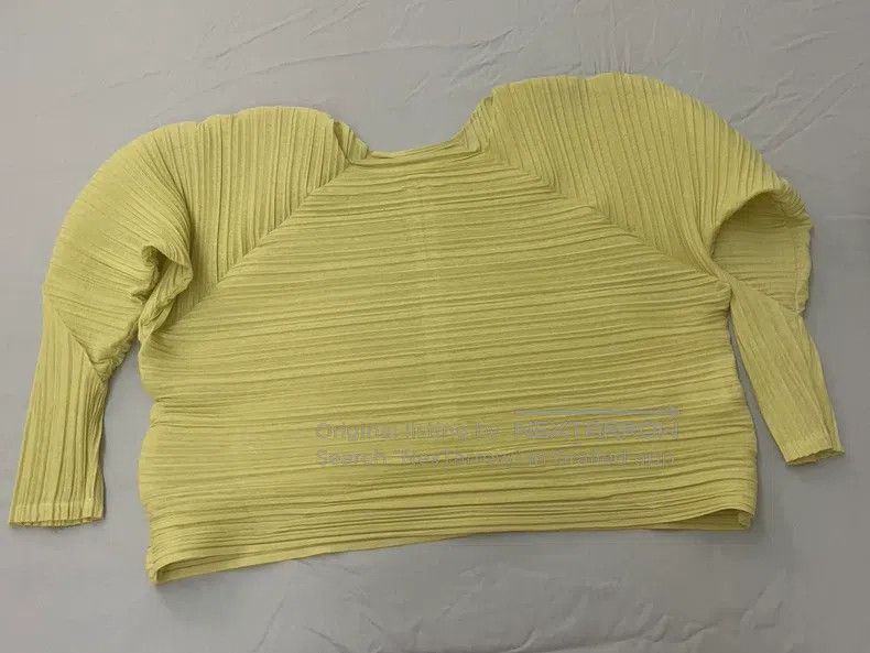 Issey Miyake Issey Miyake Loose Pleated Long Sleeve Top Size L / US 10 / IT 46 - 2 Thumbnail
