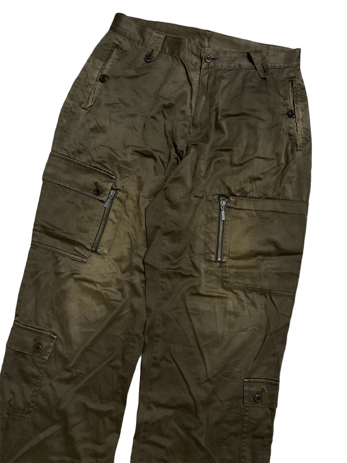 ABAHOUSE Vtg Japanese Abahouse Military Cargo Wide Pant Size US 31 - 2 Thumbnail