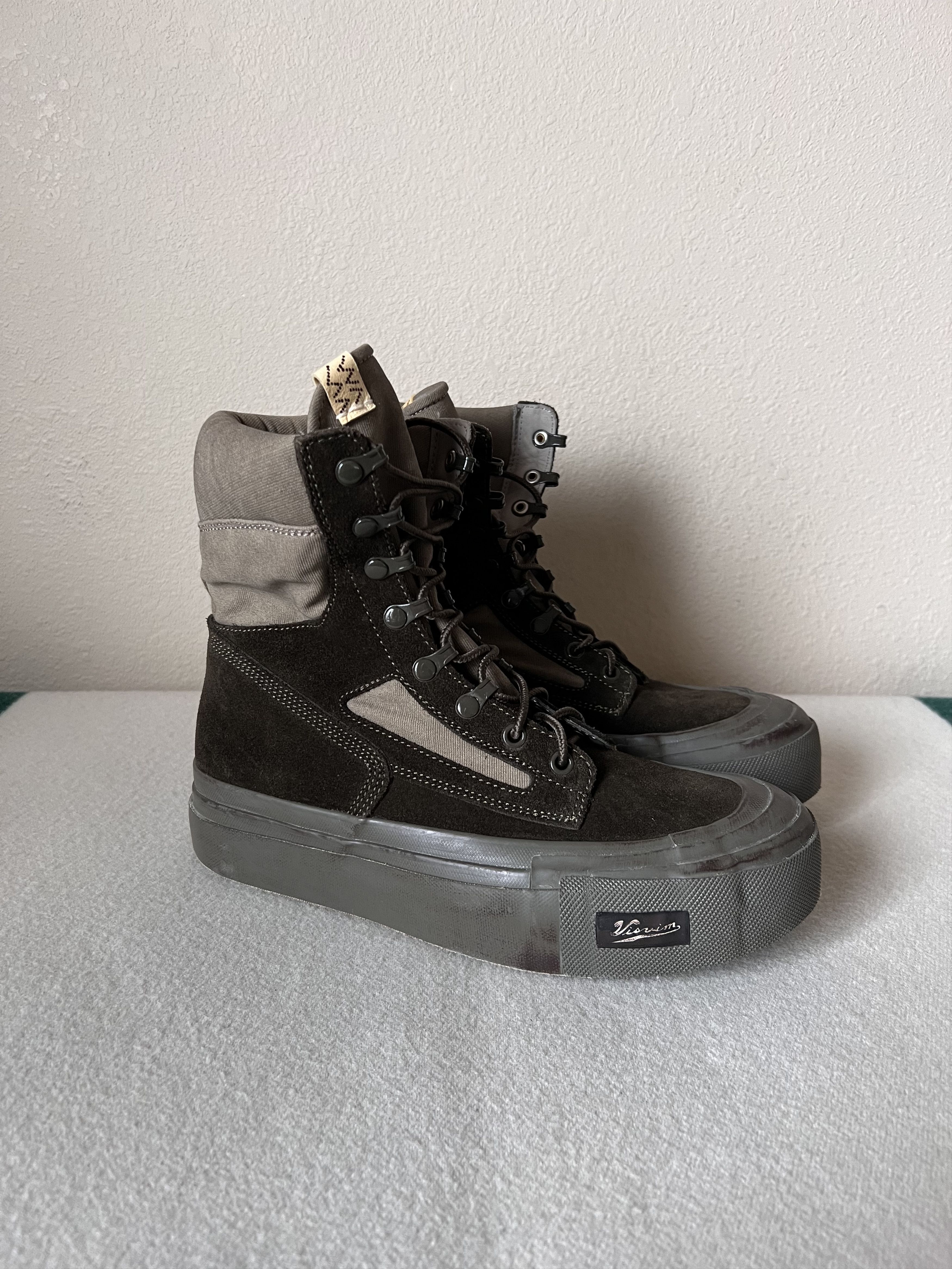 Visvim Visvim Contrary Dept Tesota 91 Sneakers in Folk Olive Size US 9 / EU 42 - 1 Thumbnail