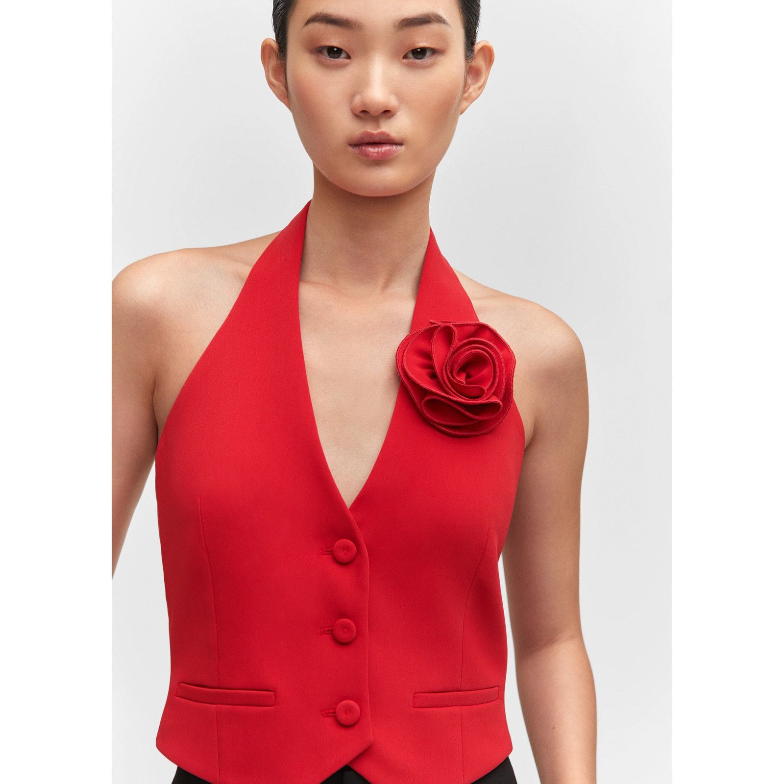 Mango RARE!!! MANGO BLOGGER FAVE!!! Halter Neck Vest NWT Size M / US 6-8 / IT 42-44 - 21 Thumbnail