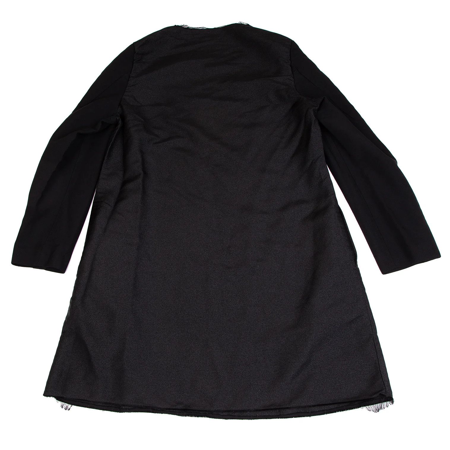 Comme des Garcons Homme Plus Shiny Cut-Off Pullover Jacket in Black, Size M Size US M / EU 48-50 / 2 - 9 Thumbnail